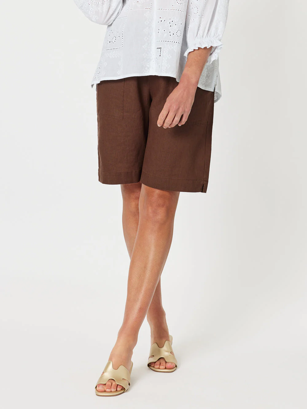 Jordan Linen Short - Koko - Image 3