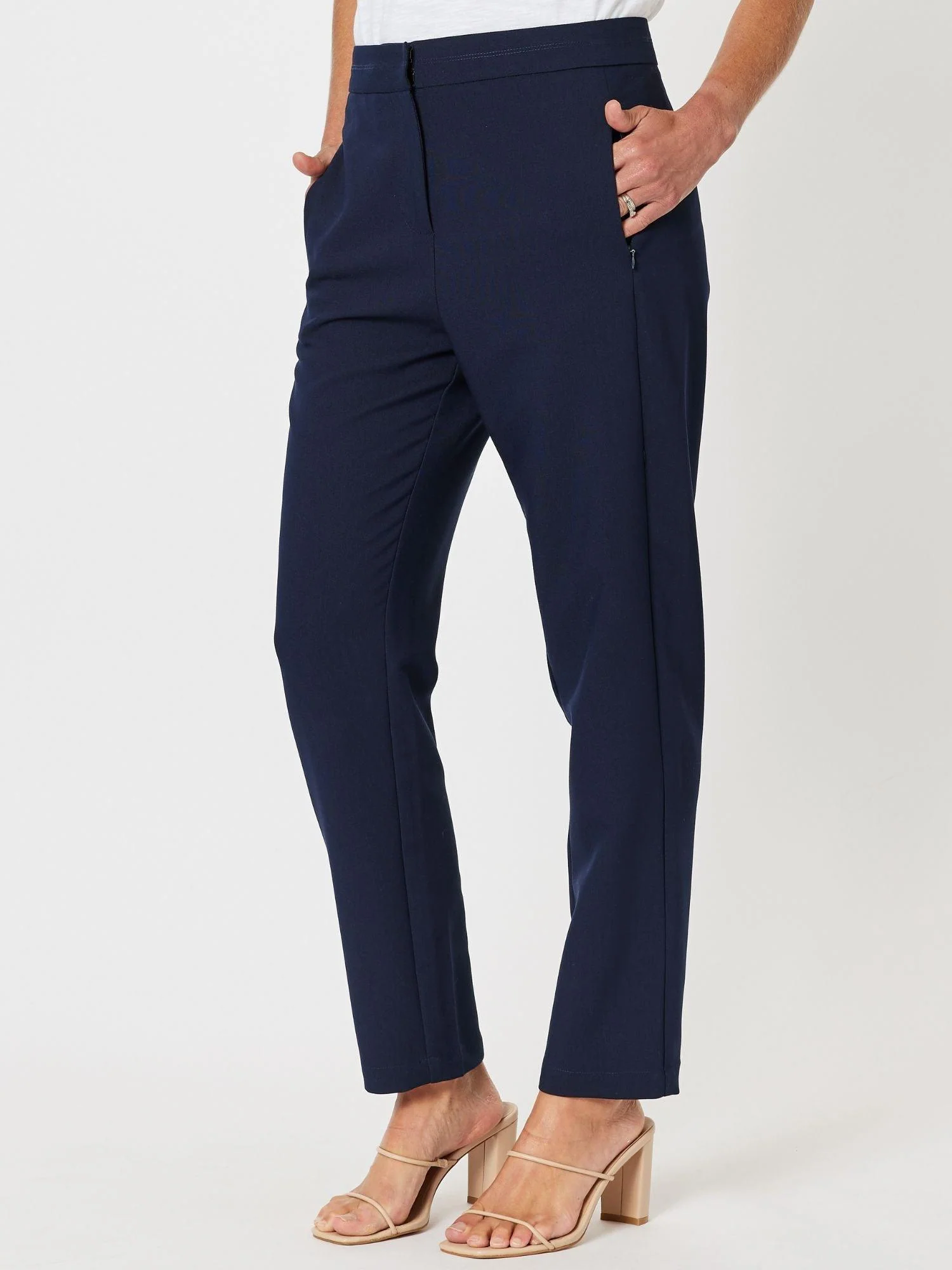 Lauren Slim Leg Pant - Navy - Image 3