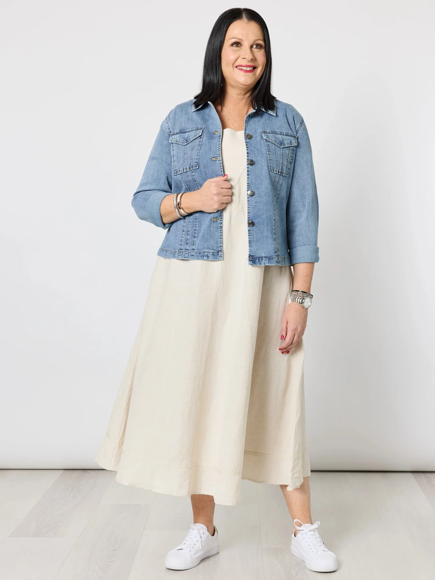 Lino Le Marais Dress - Natural - Image 4