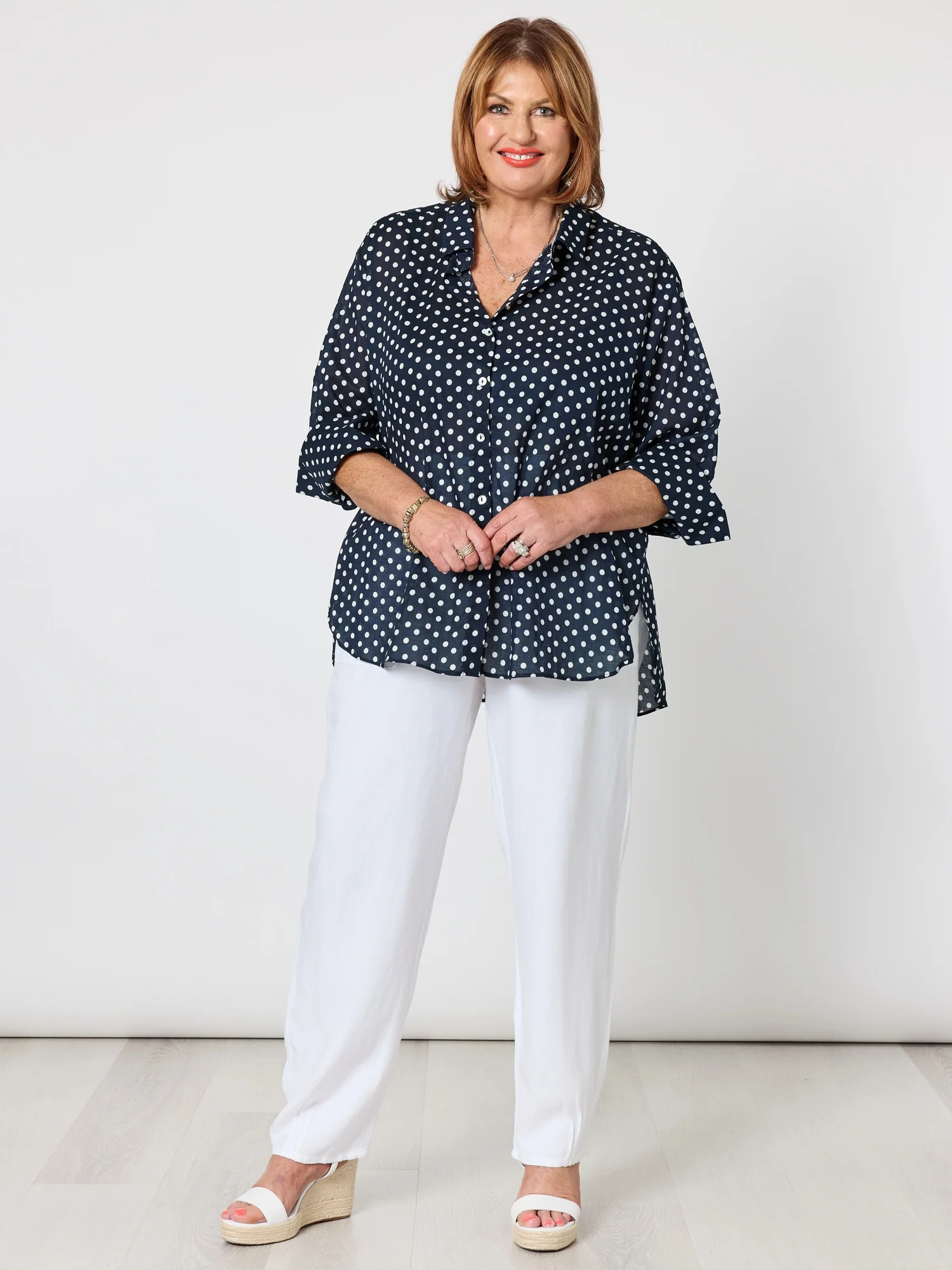 Lino Tapered Pant - White - Image 11