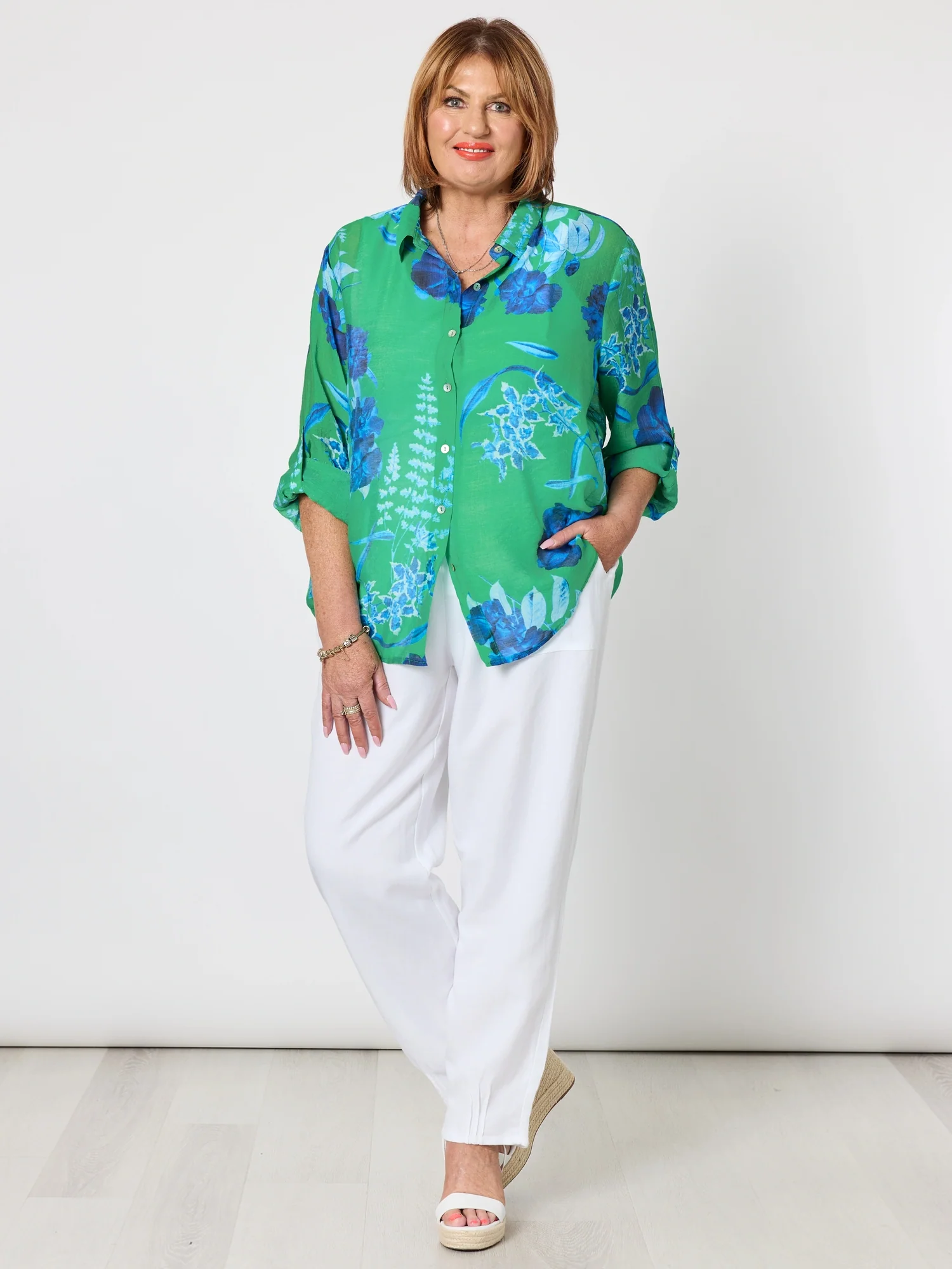 Lino Tapered Pant - White - Image 12