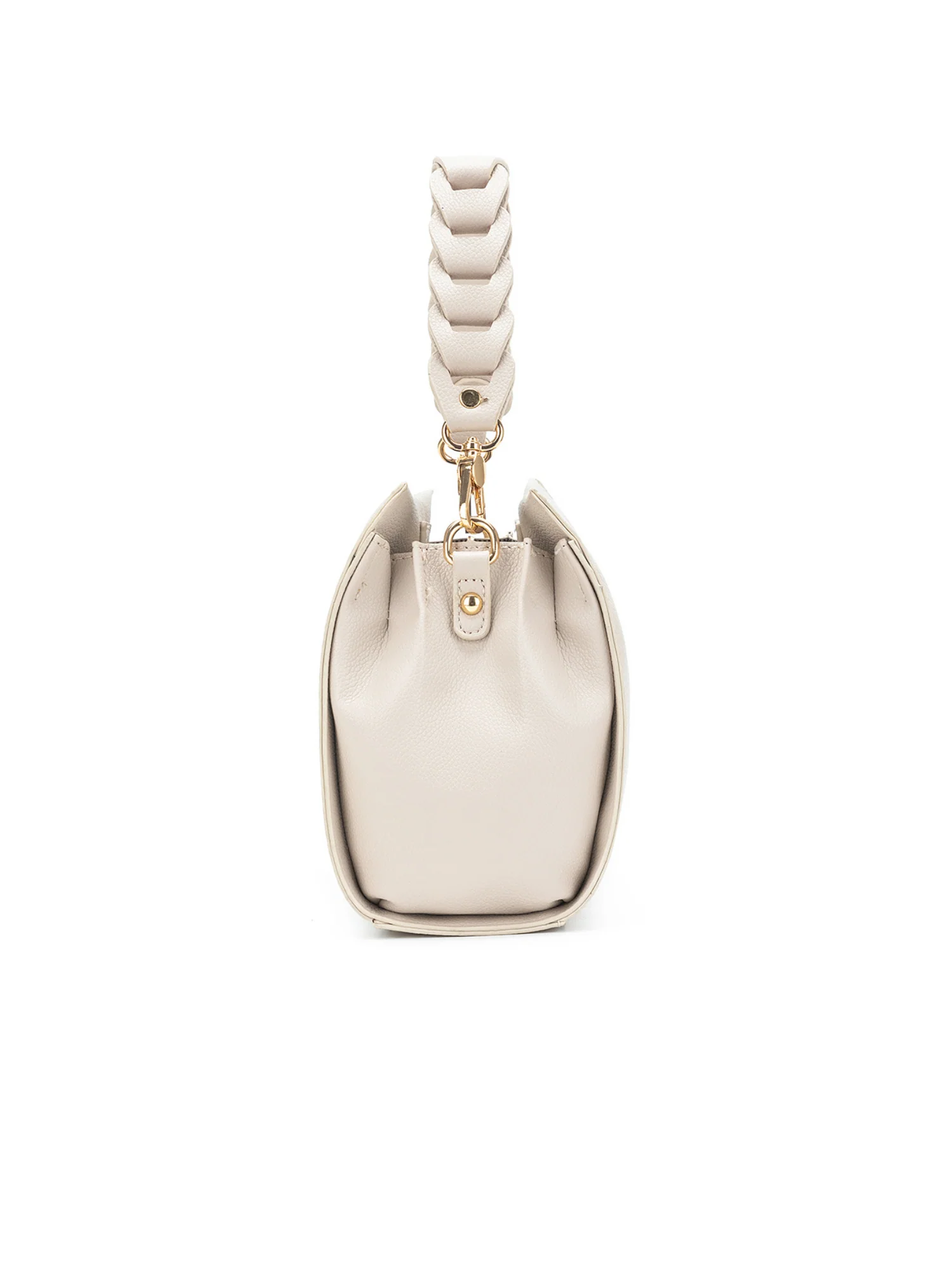 Lua Plait 3 Compartment Handbag - Oatmeal - Image 5