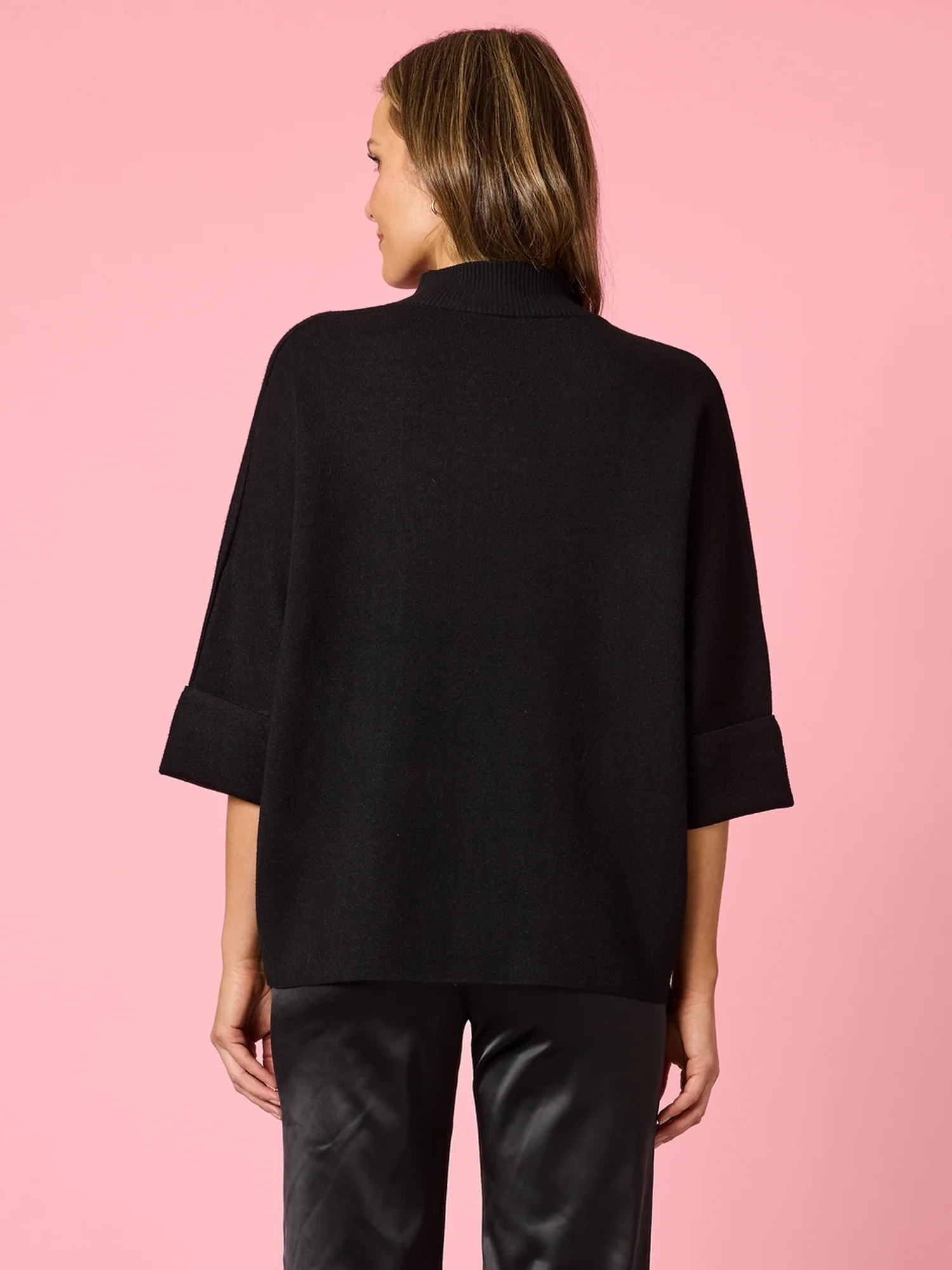 Luce Diamante Knit Jumper - Black - Image 5