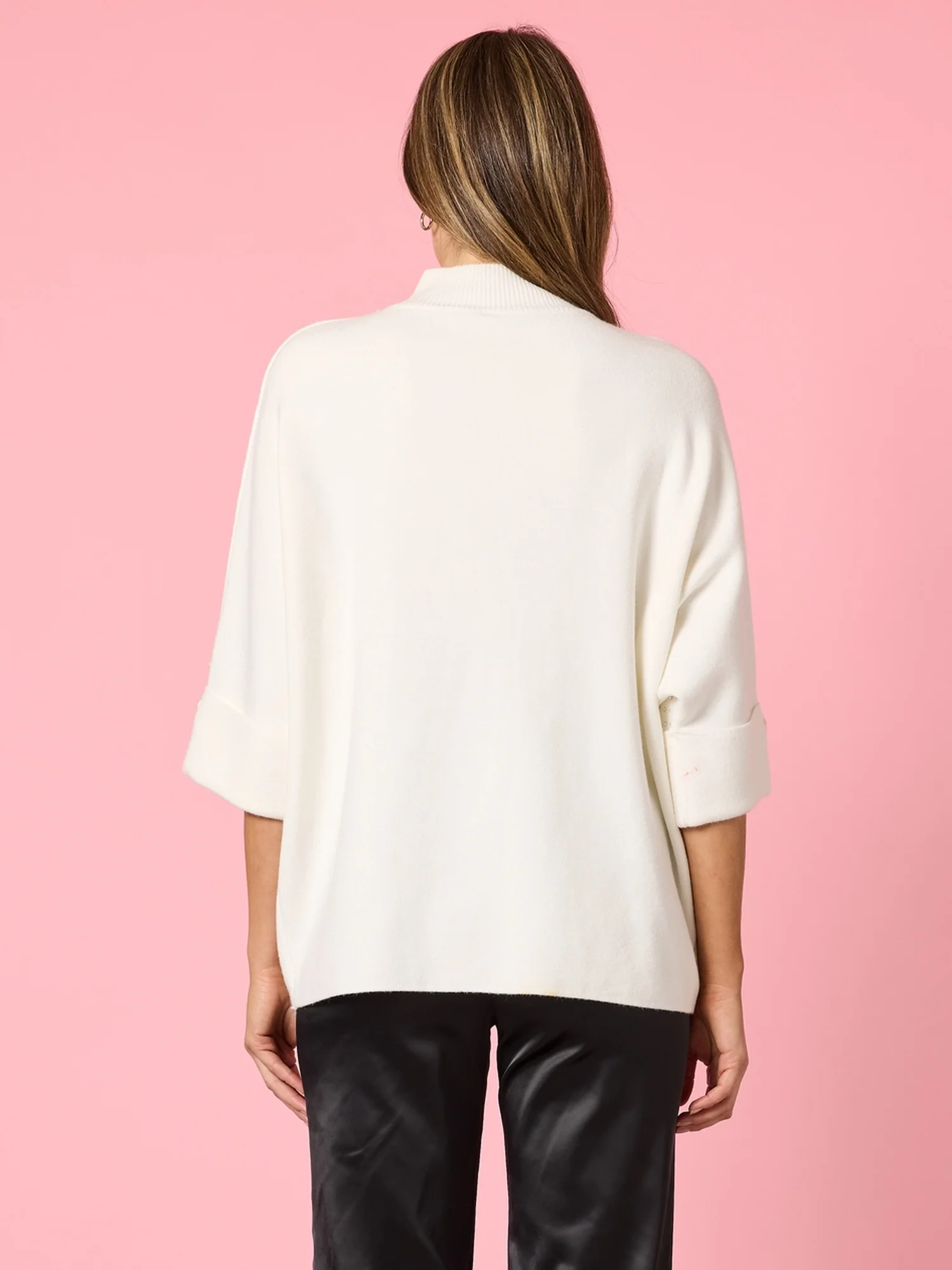 Luce Diamante Knit Jumper - Ivory - Image 4
