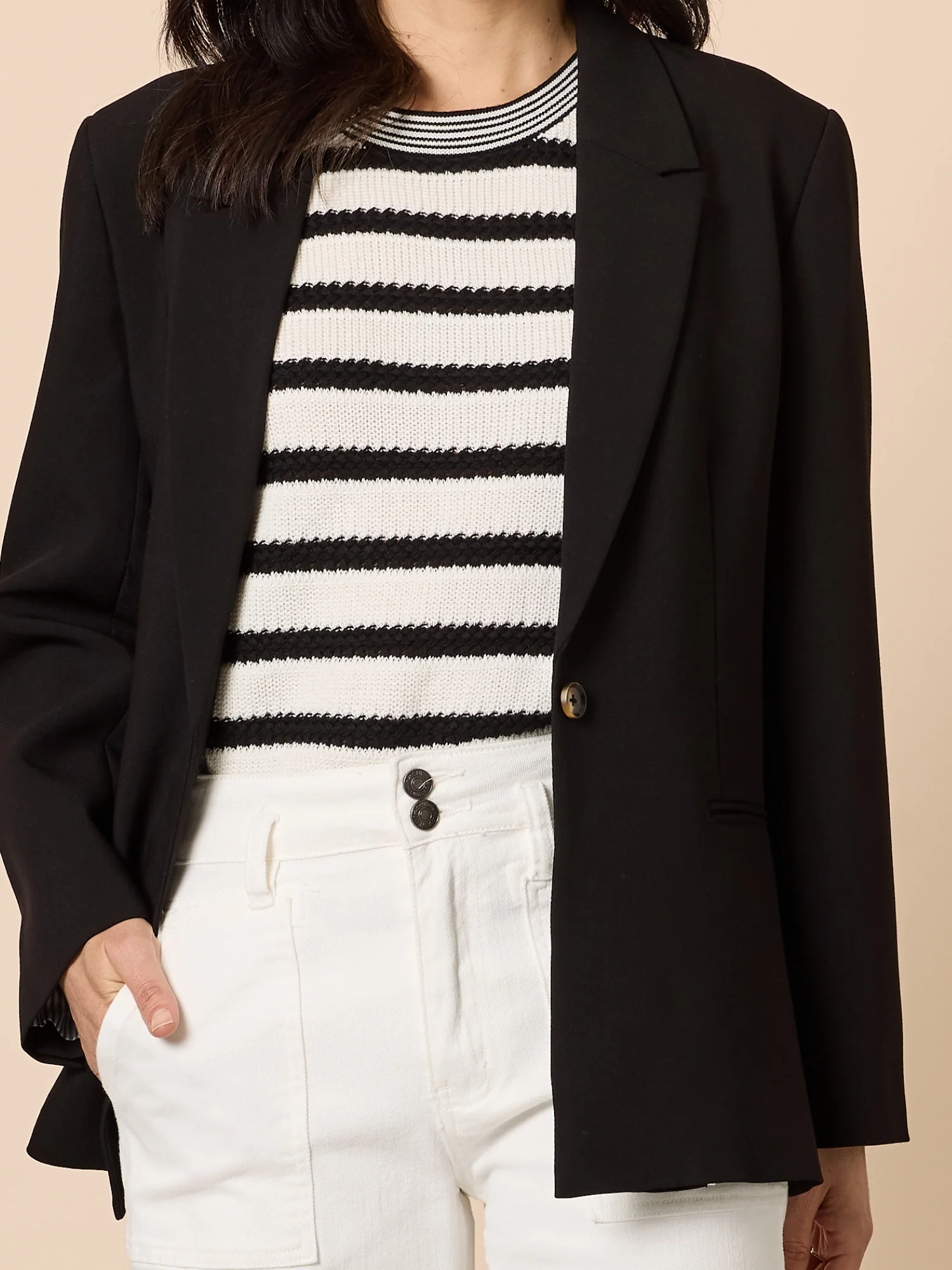 Maddison Blazer - Black - Image 5