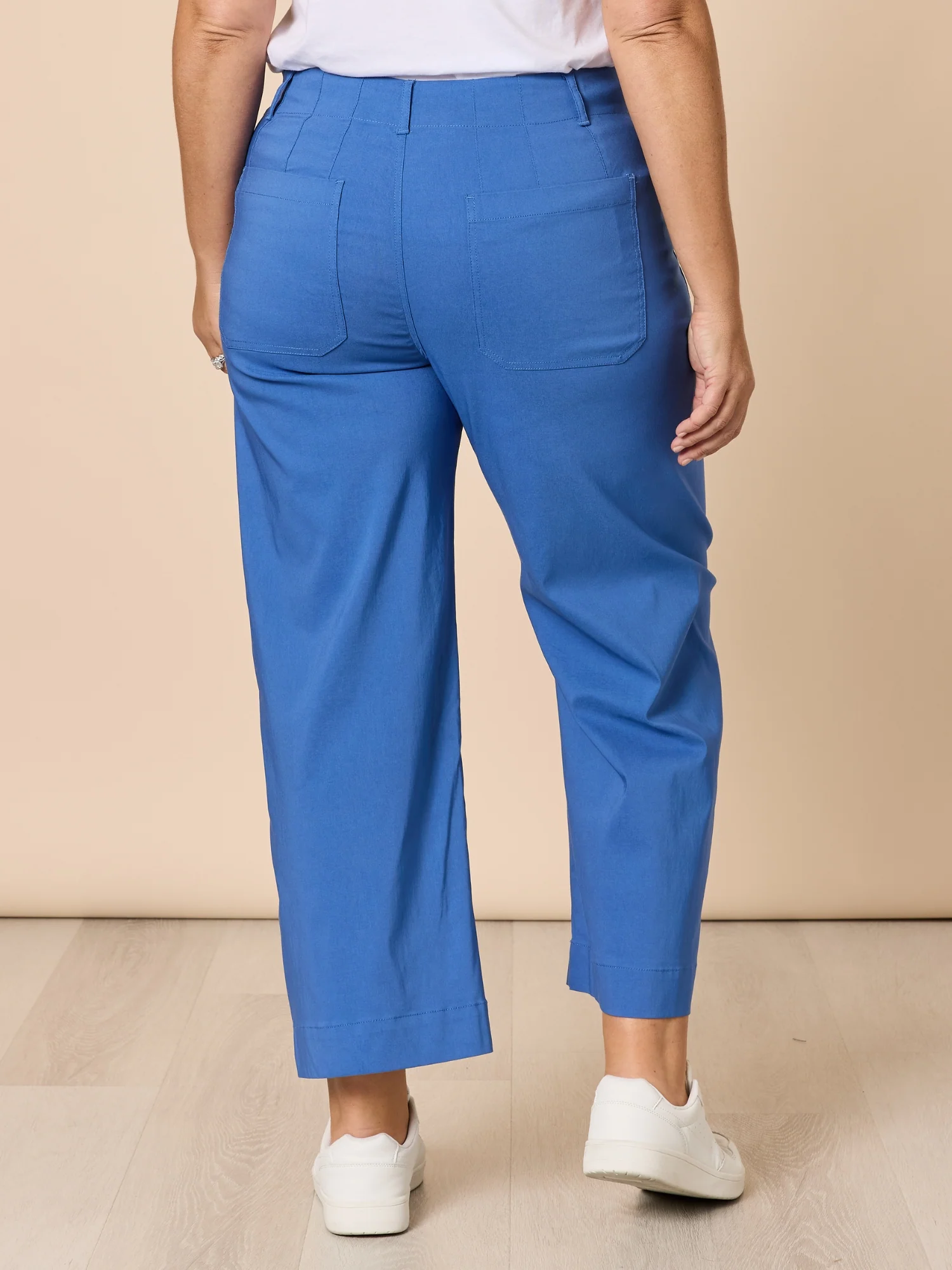 Marine Wide Leg Pant - Blue - Image 7