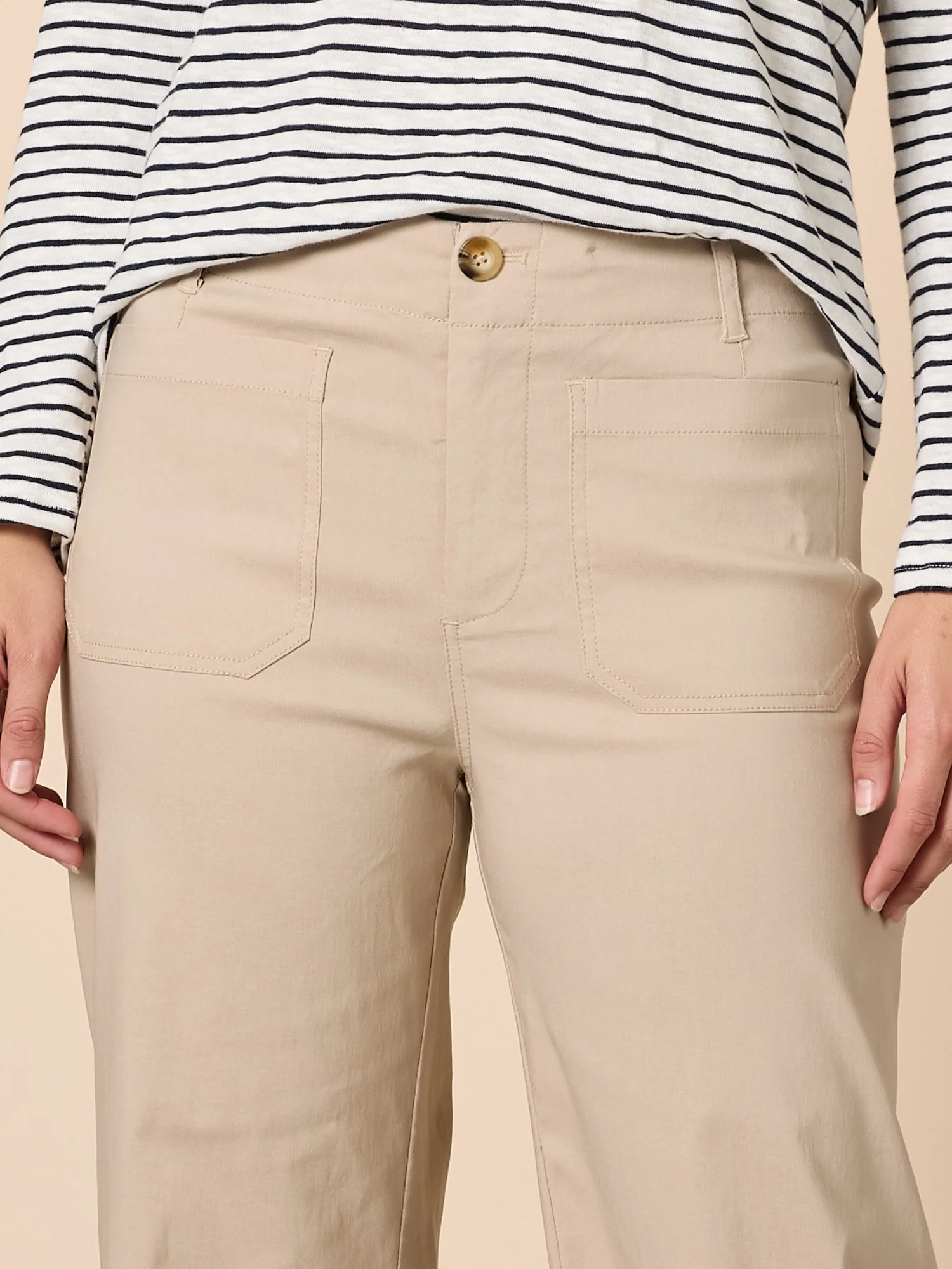 Marine Wide Leg Pant - Natural - Image 5