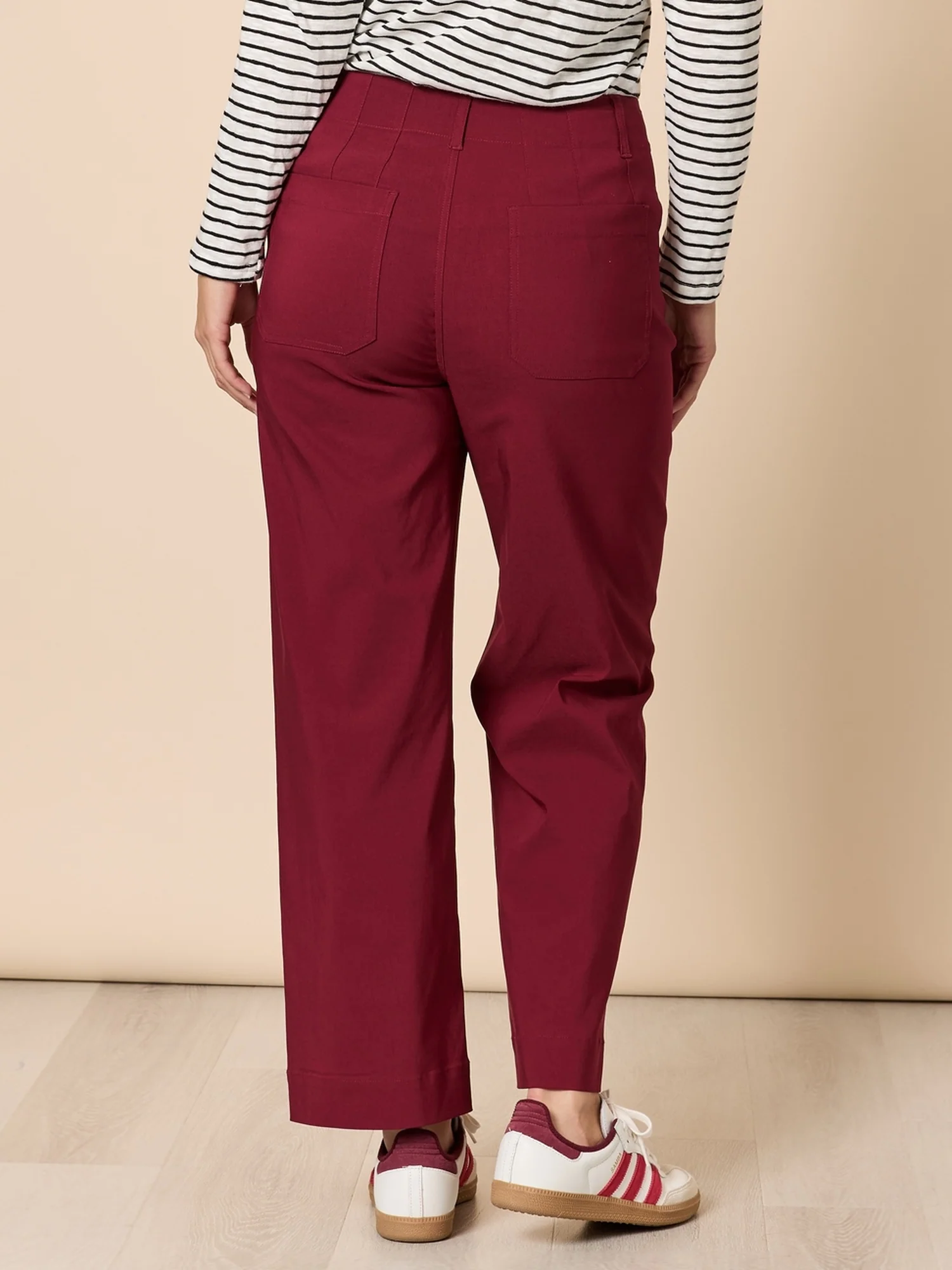 Marine Wide Leg Pant - Shiraz - Image 4