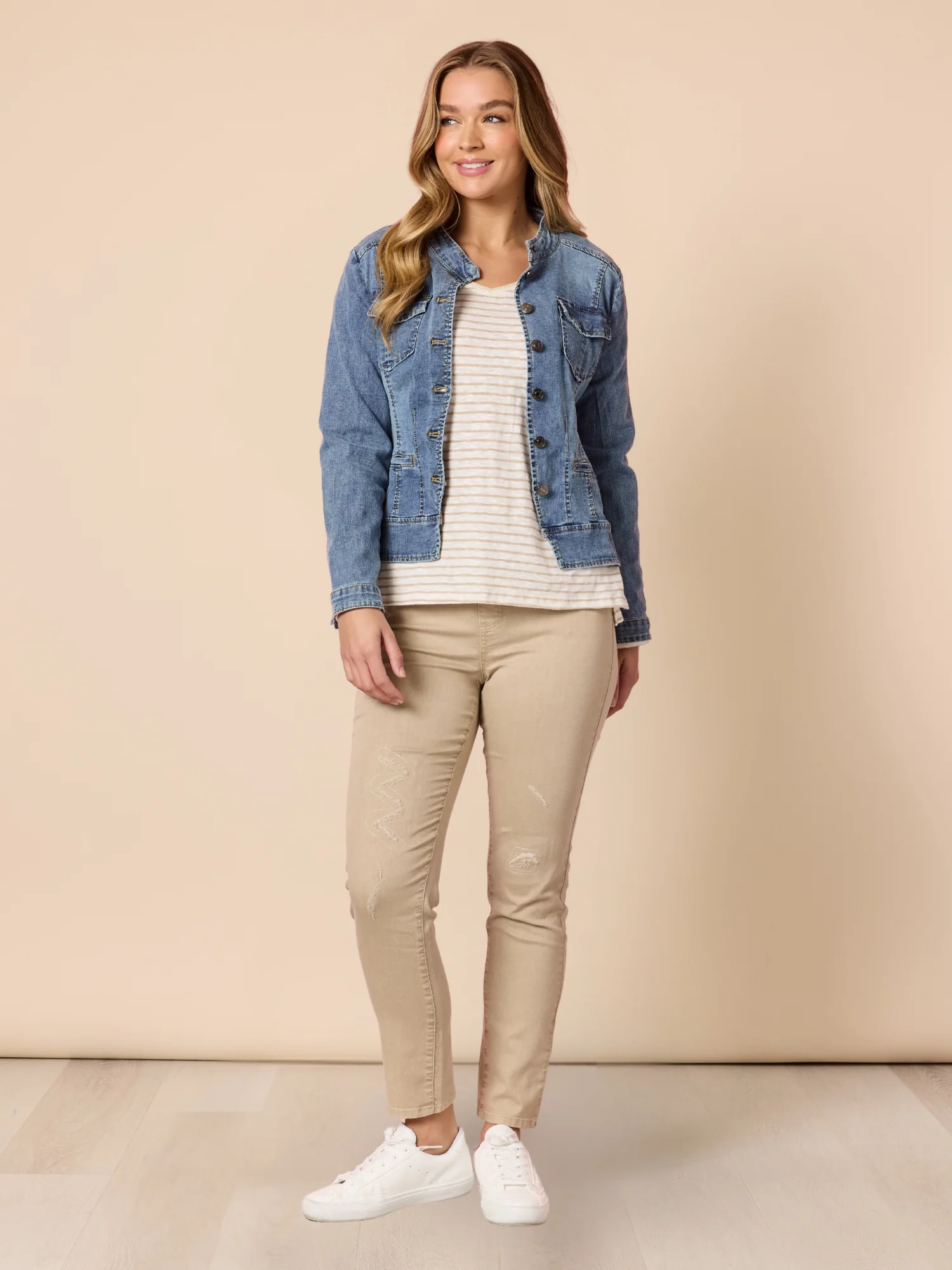 Maggie Denim Jacket - Denim - Image 8
