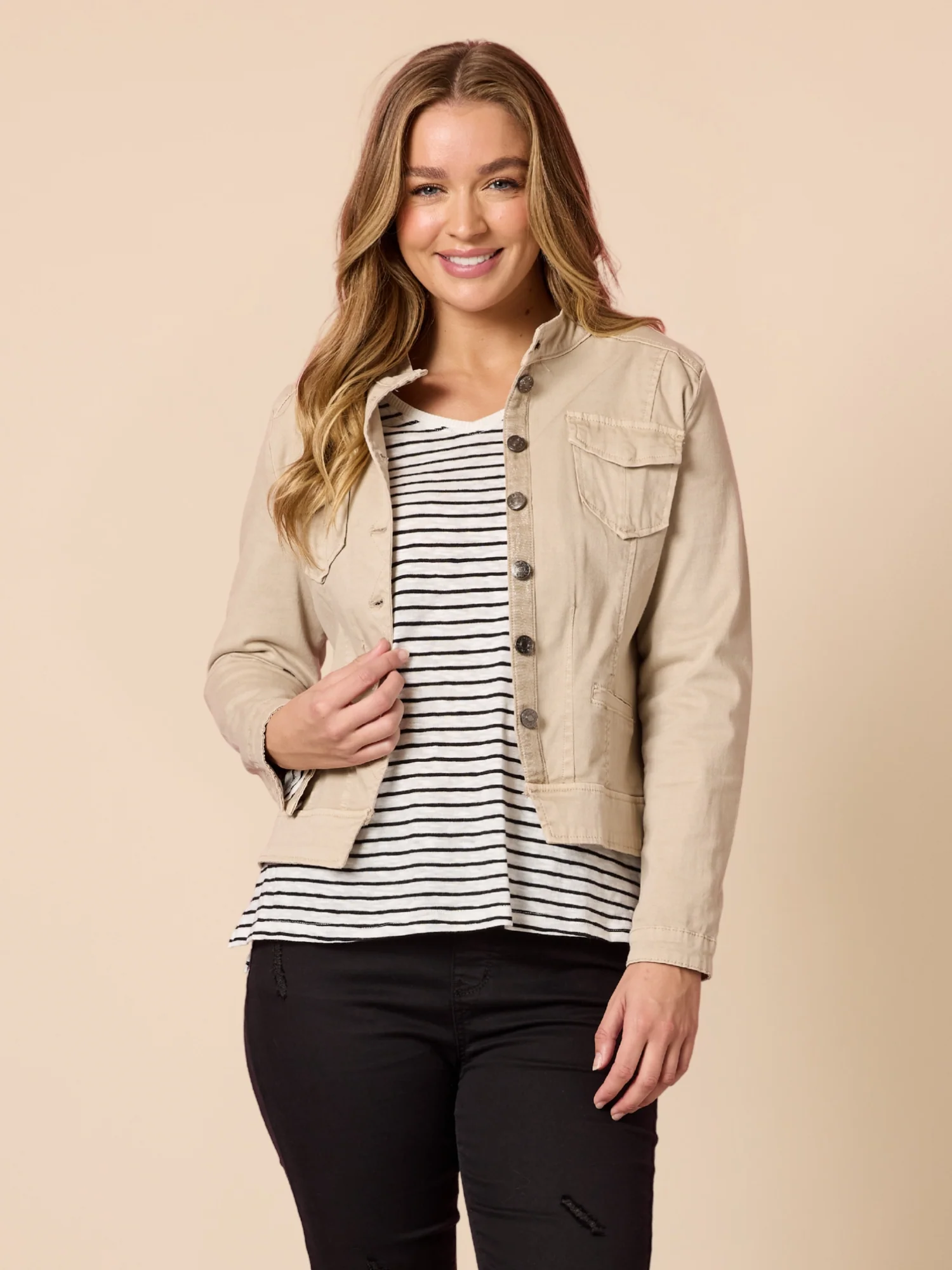 Maggie Denim Jacket - Natural