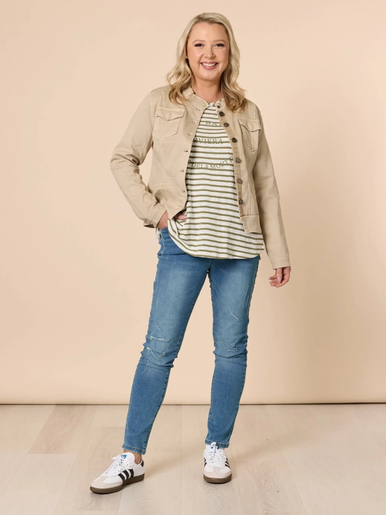Maggie Denim Jacket - Natural - Image 2