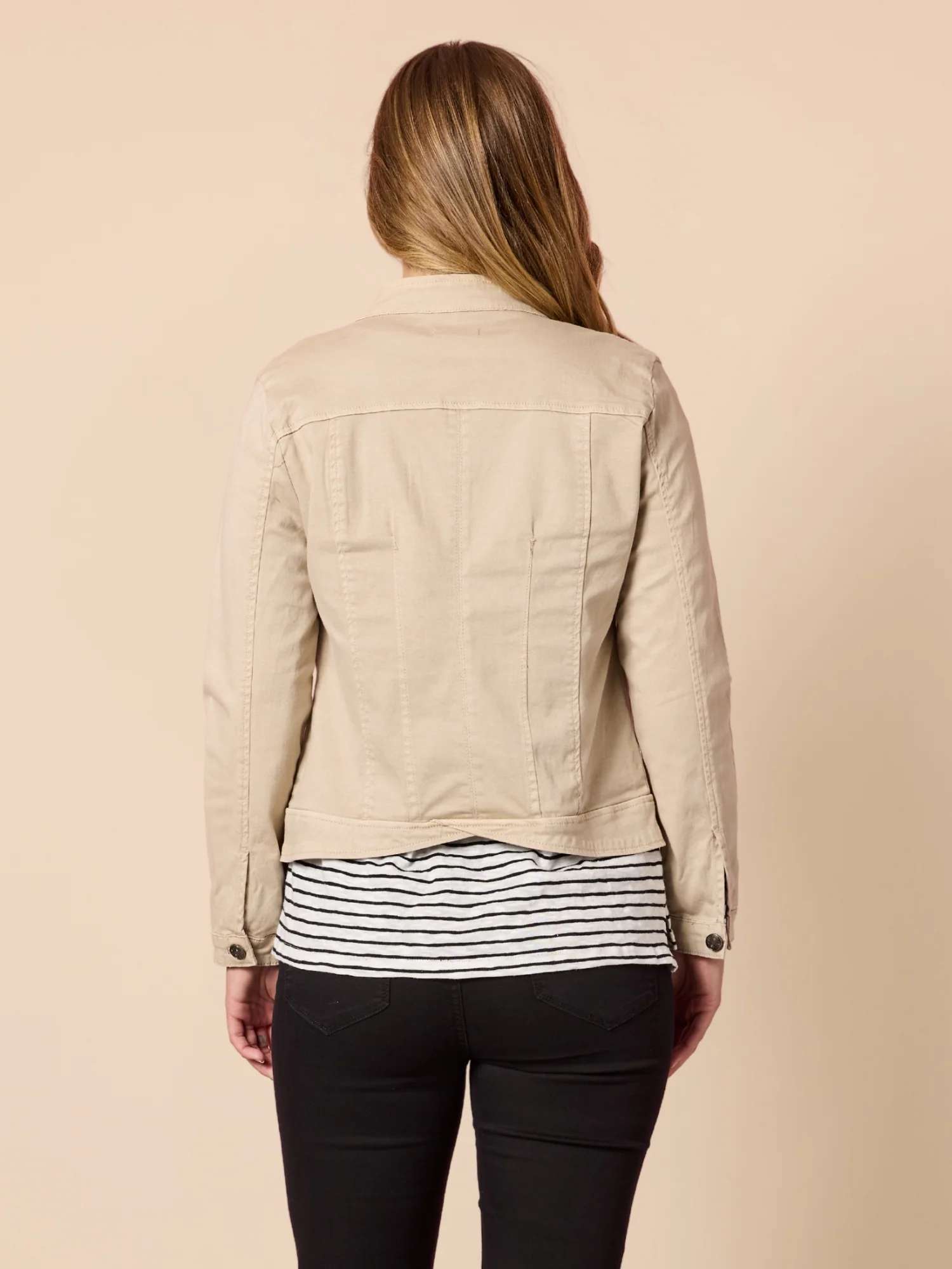 Maggie Denim Jacket - Natural - Image 4