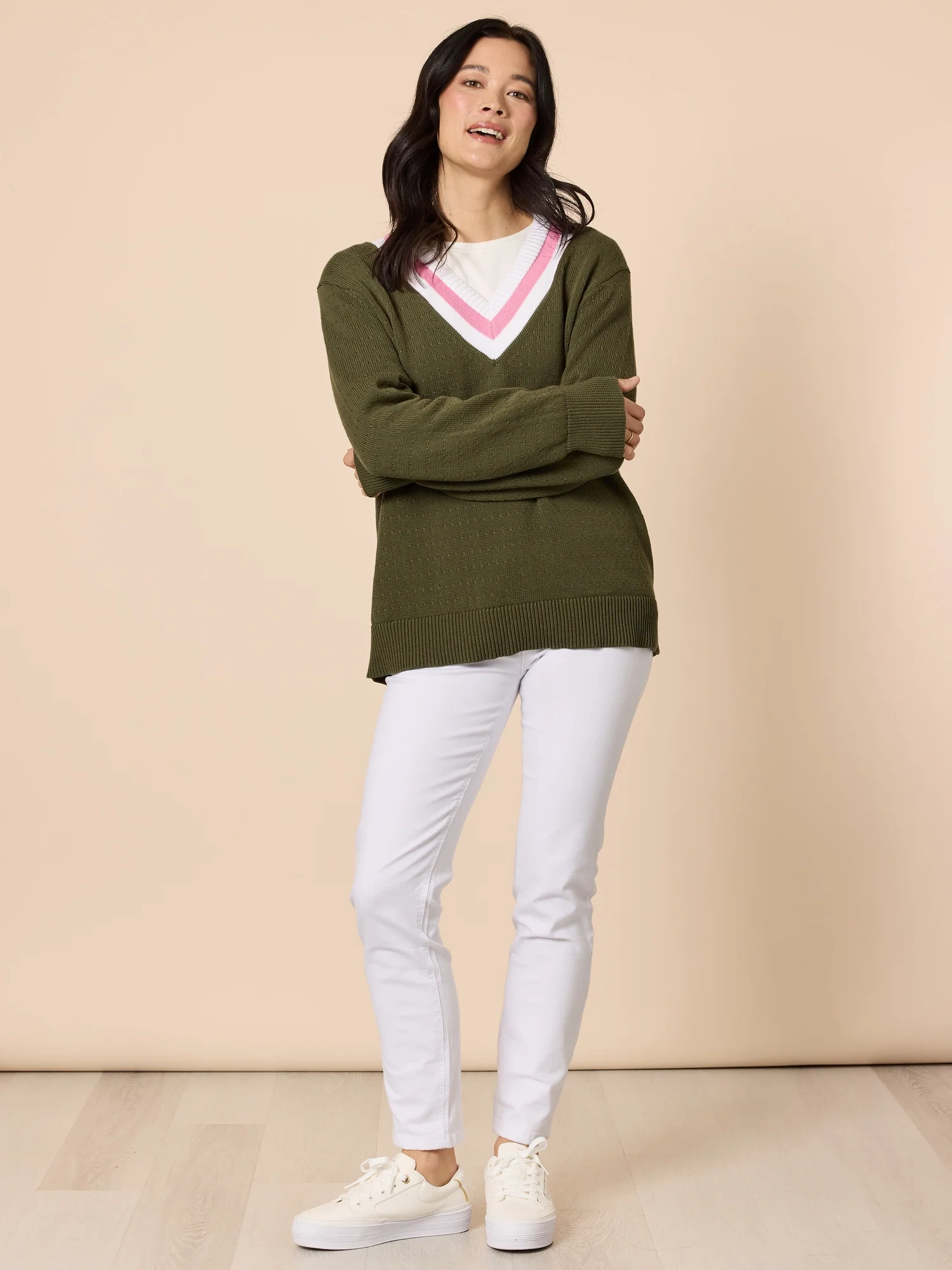 Marvel High Rise Stretch Jean - White - Image 11