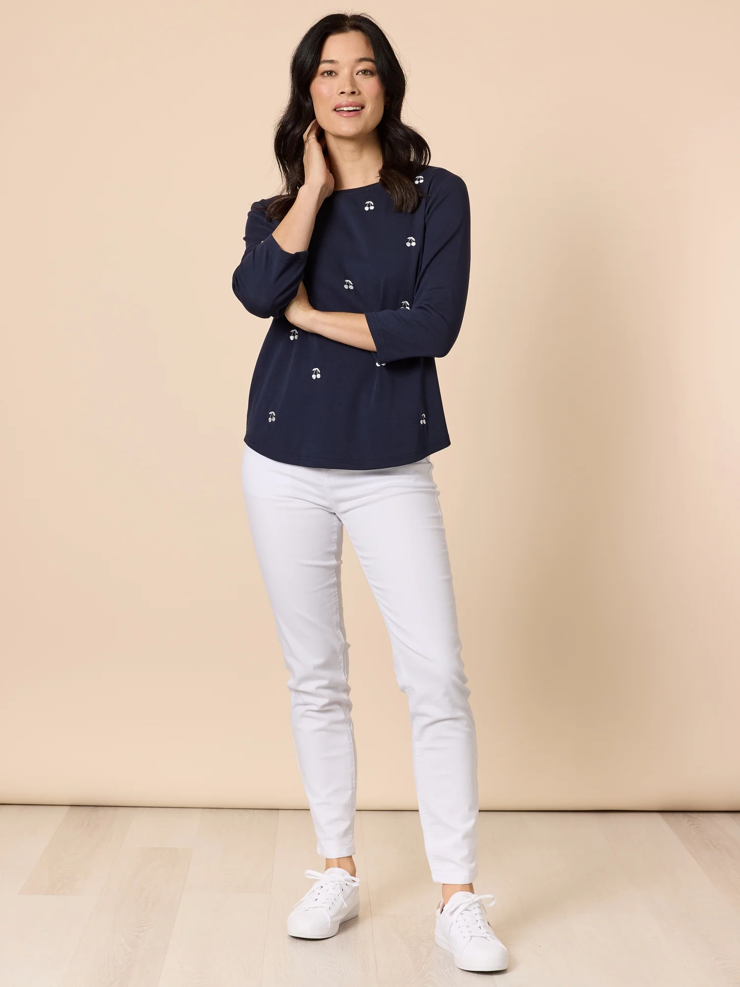 Marvel High Rise Stretch Jean - White - Image 3