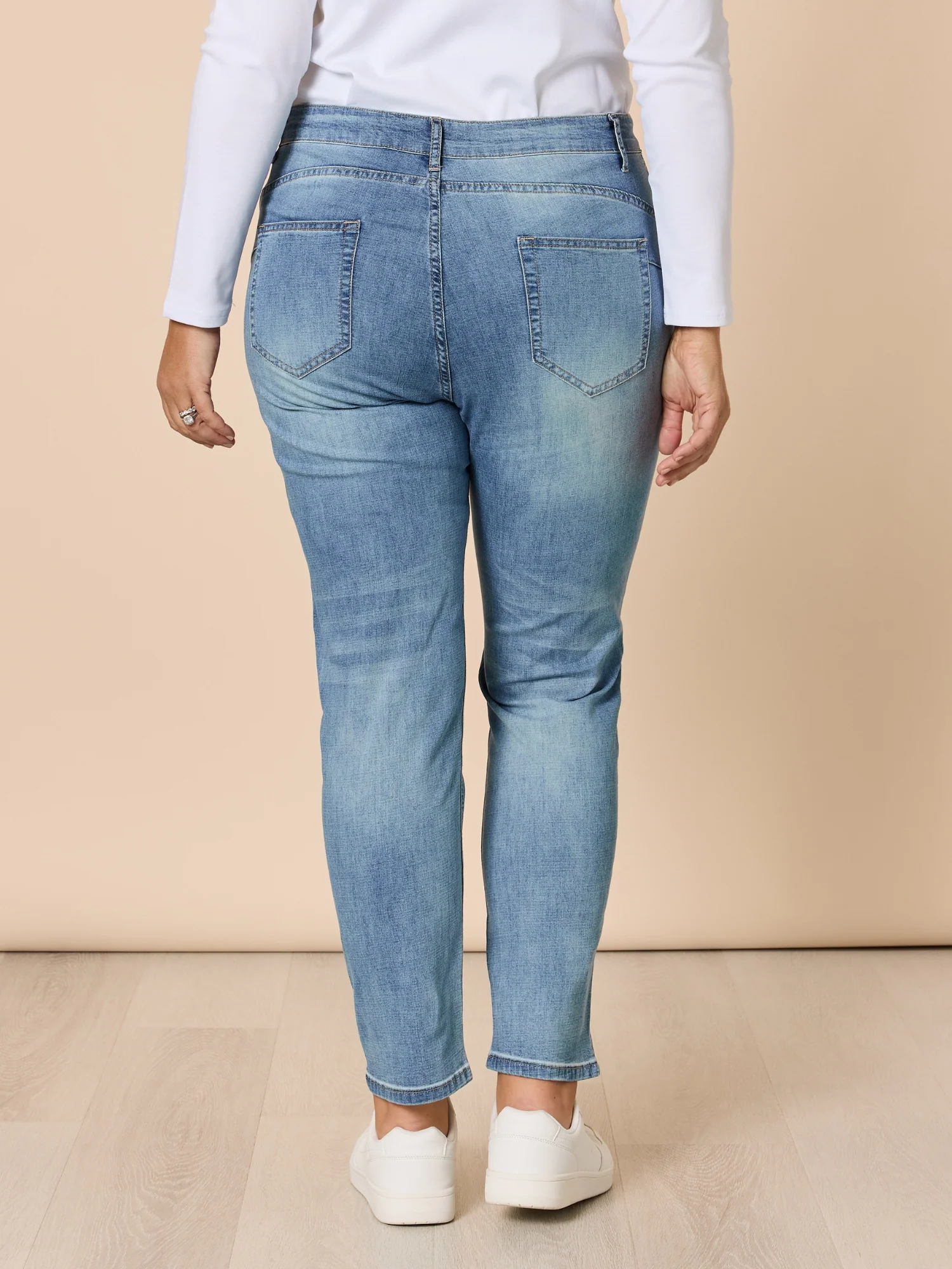 Marvel High Rise Stretch Jean - Denim - Image 4
