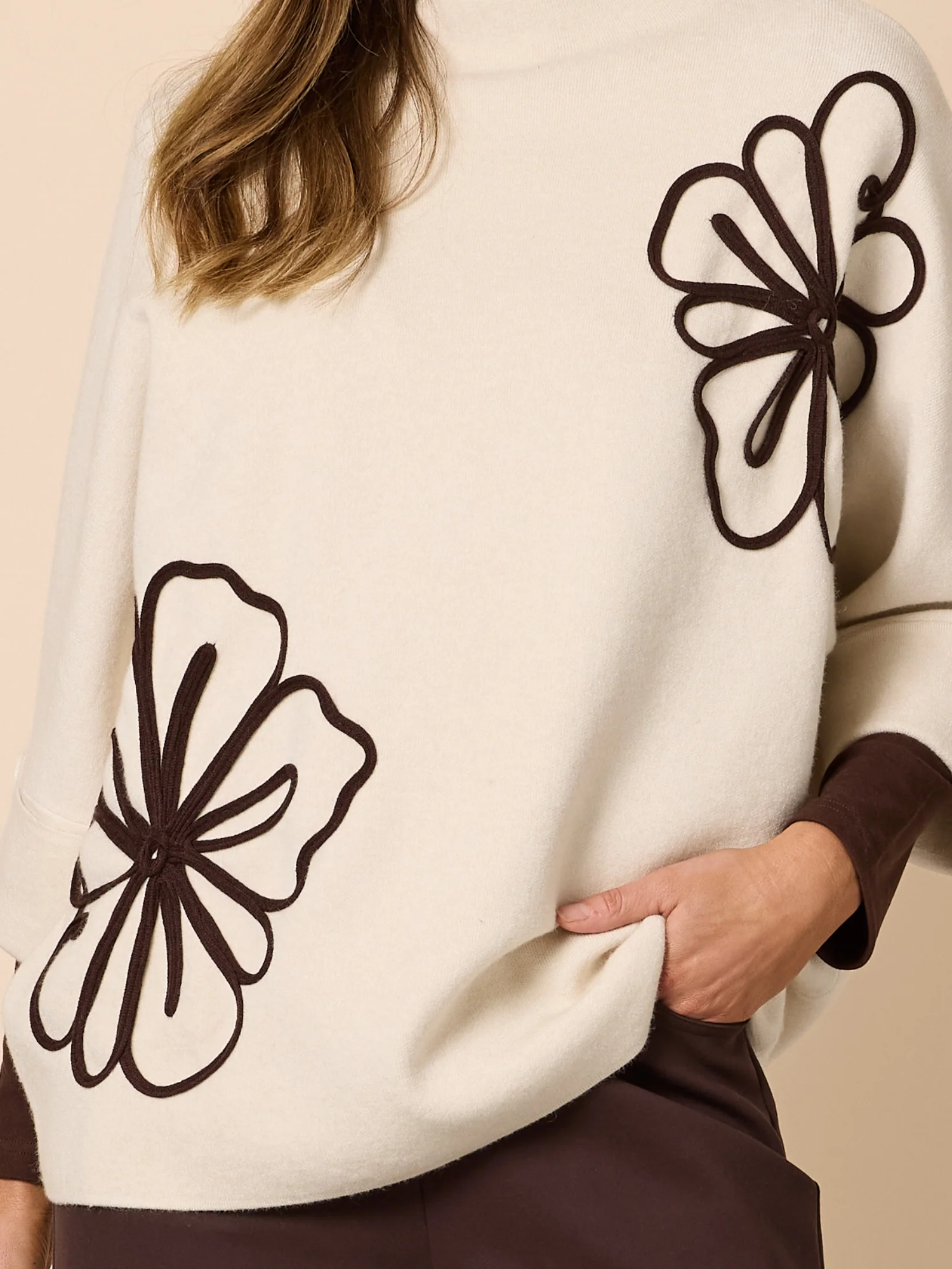Mimosa Floral Knit - Natural - Image 6