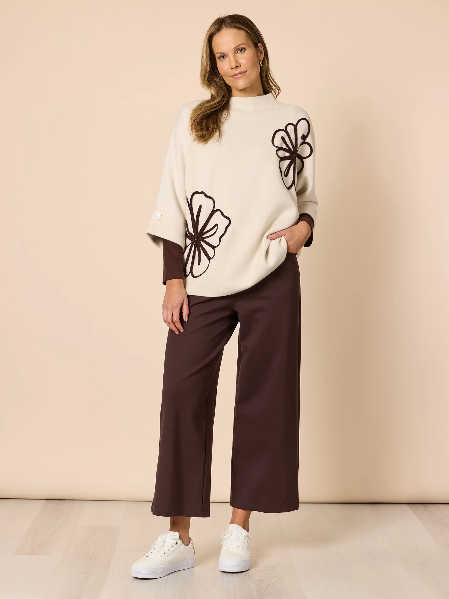 Mimosa Floral Knit - Natural - Image 7