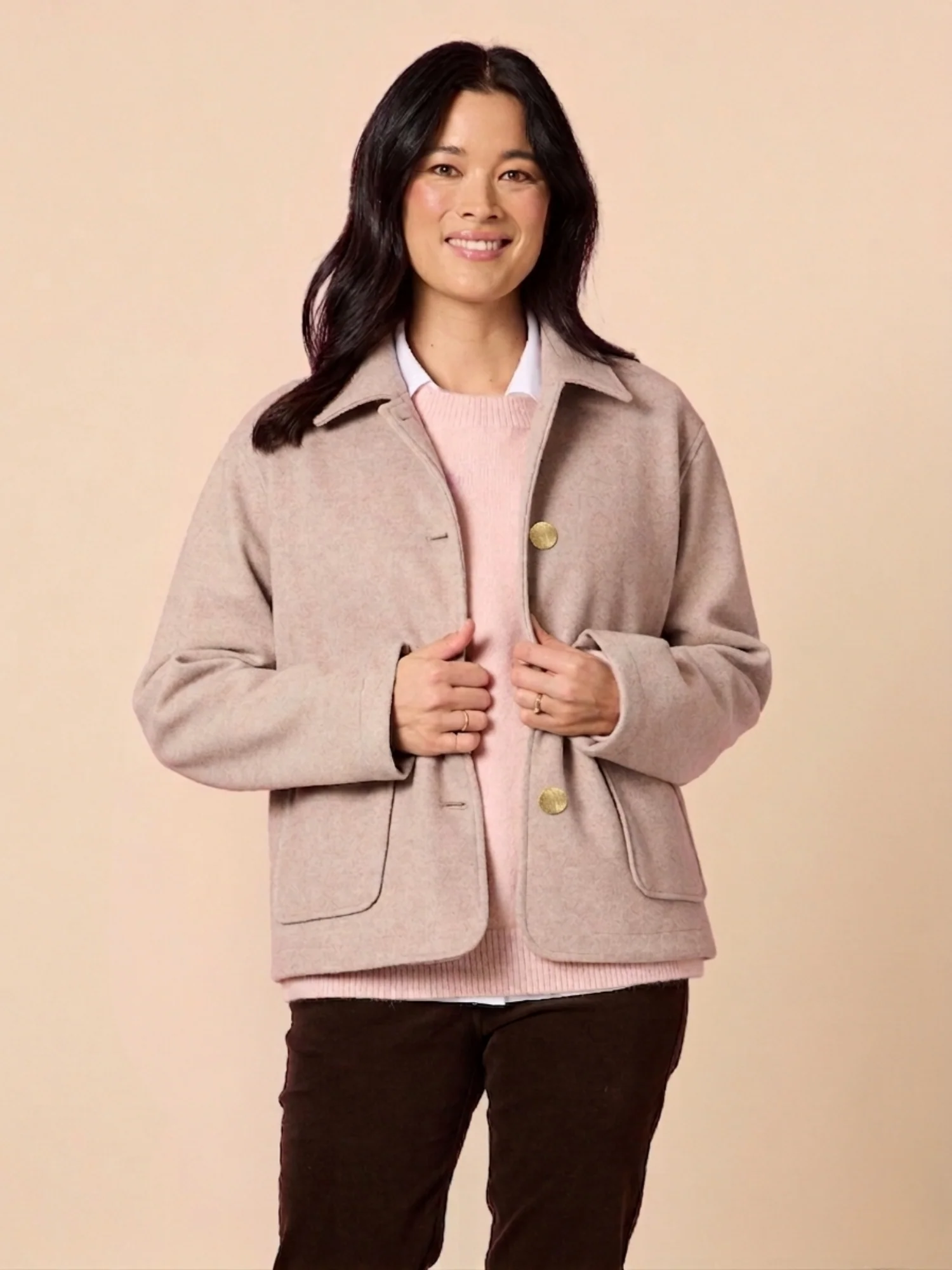 Montana Car Coat - Latte