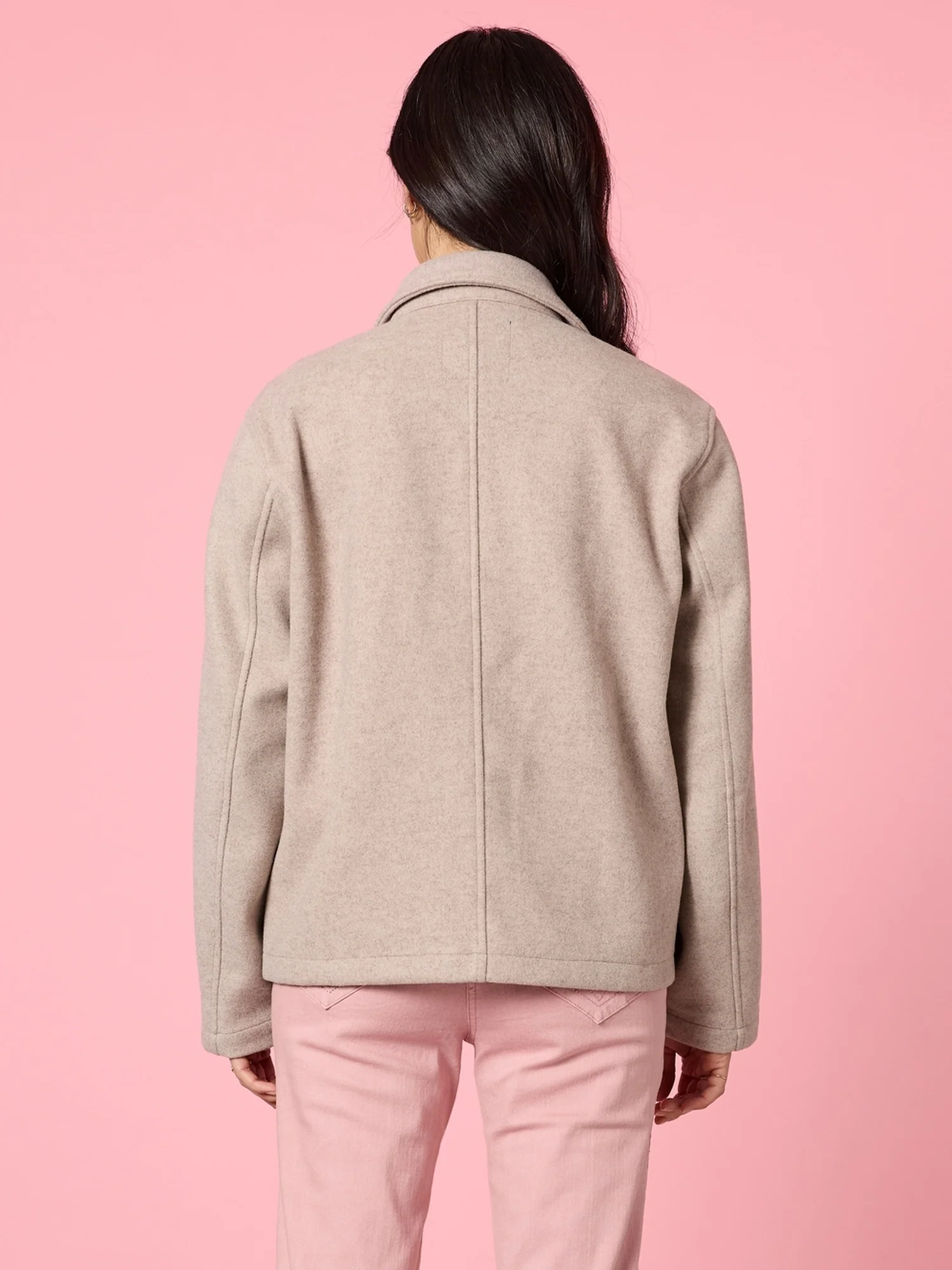 Montana Car Coat - Latte - Image 5