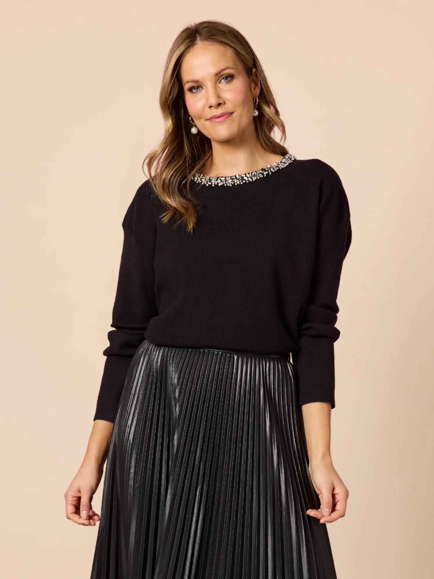 Nero Diamante Knit - Black