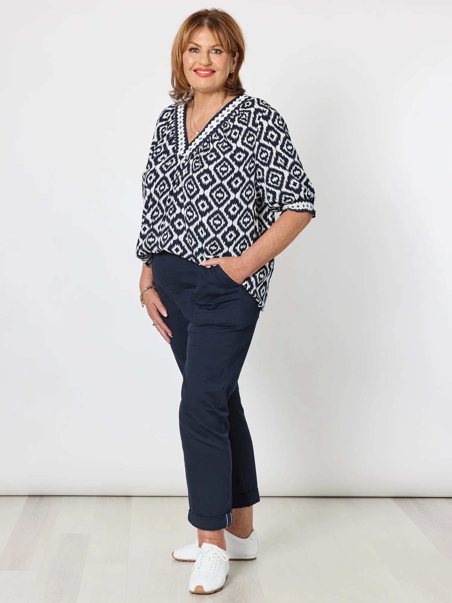 New Isabella Pant - Navy - Image 14