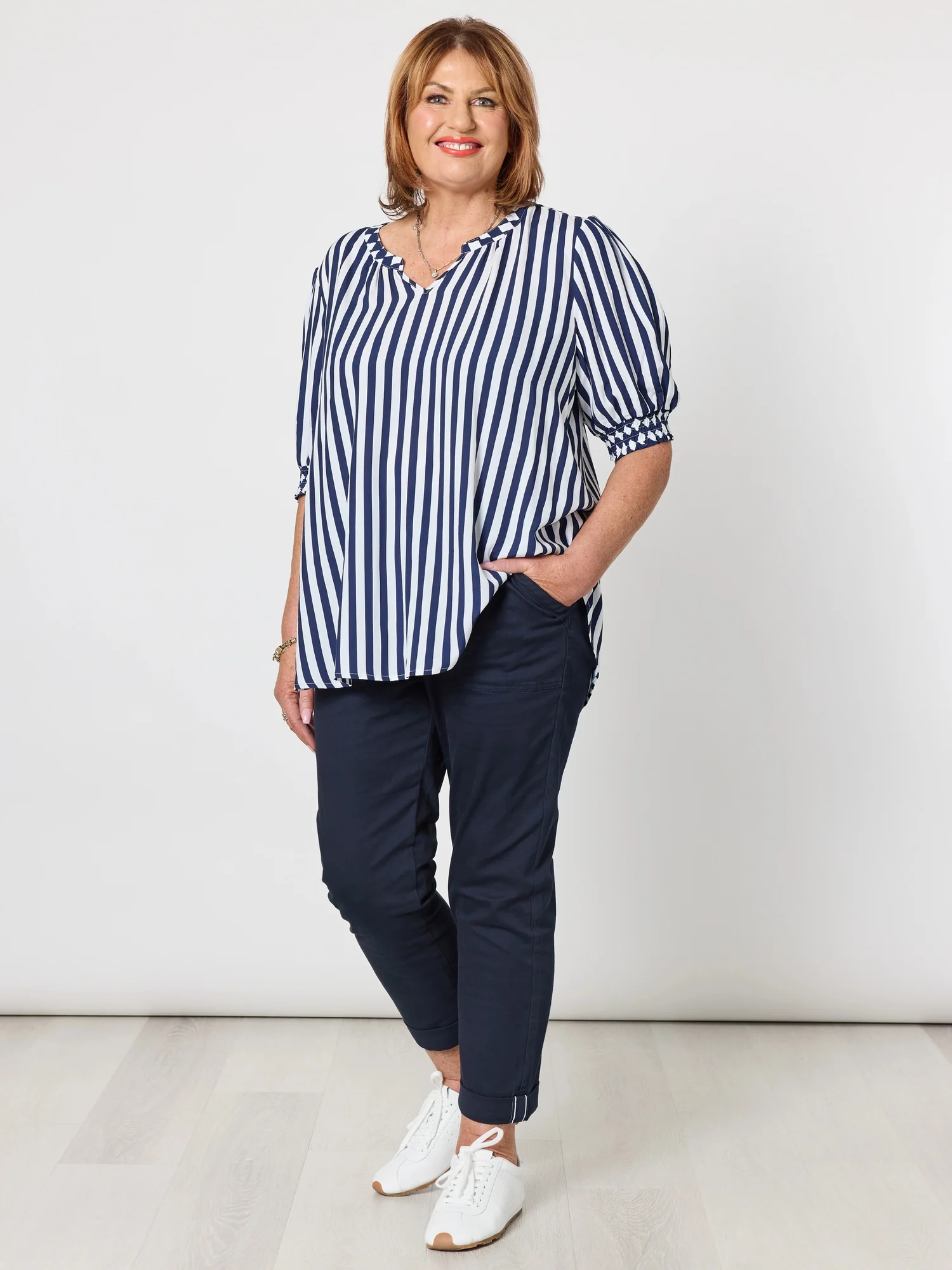 New Isabella Pant - Navy - Image 2