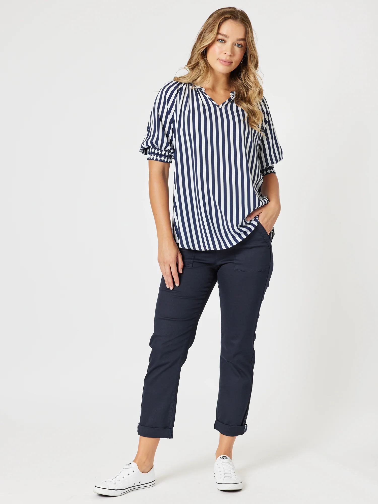 New Isabella Pant - Navy - Image 9