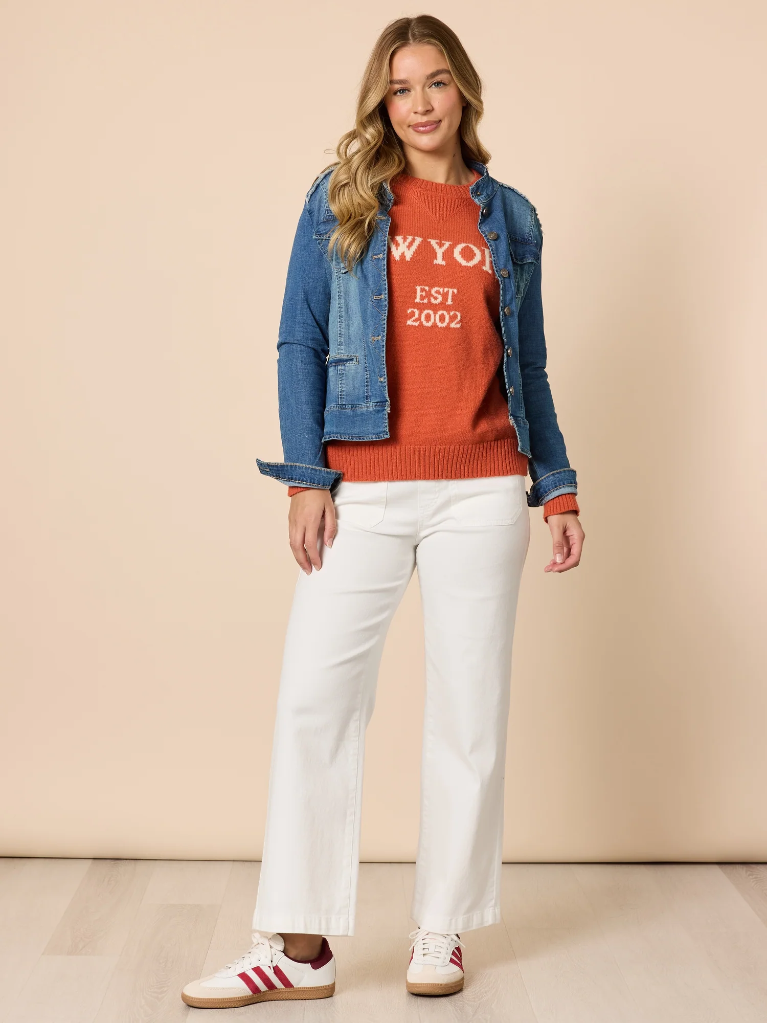 New York Knit Jumper - Maple - Image 10