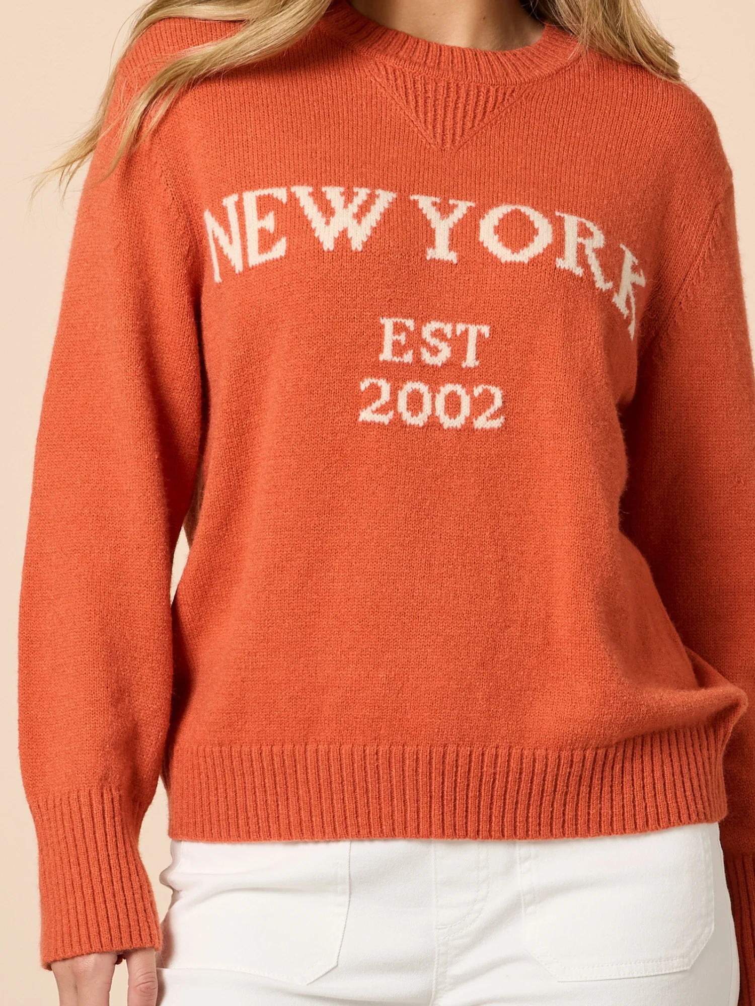New York Knit Jumper - Maple - Image 6
