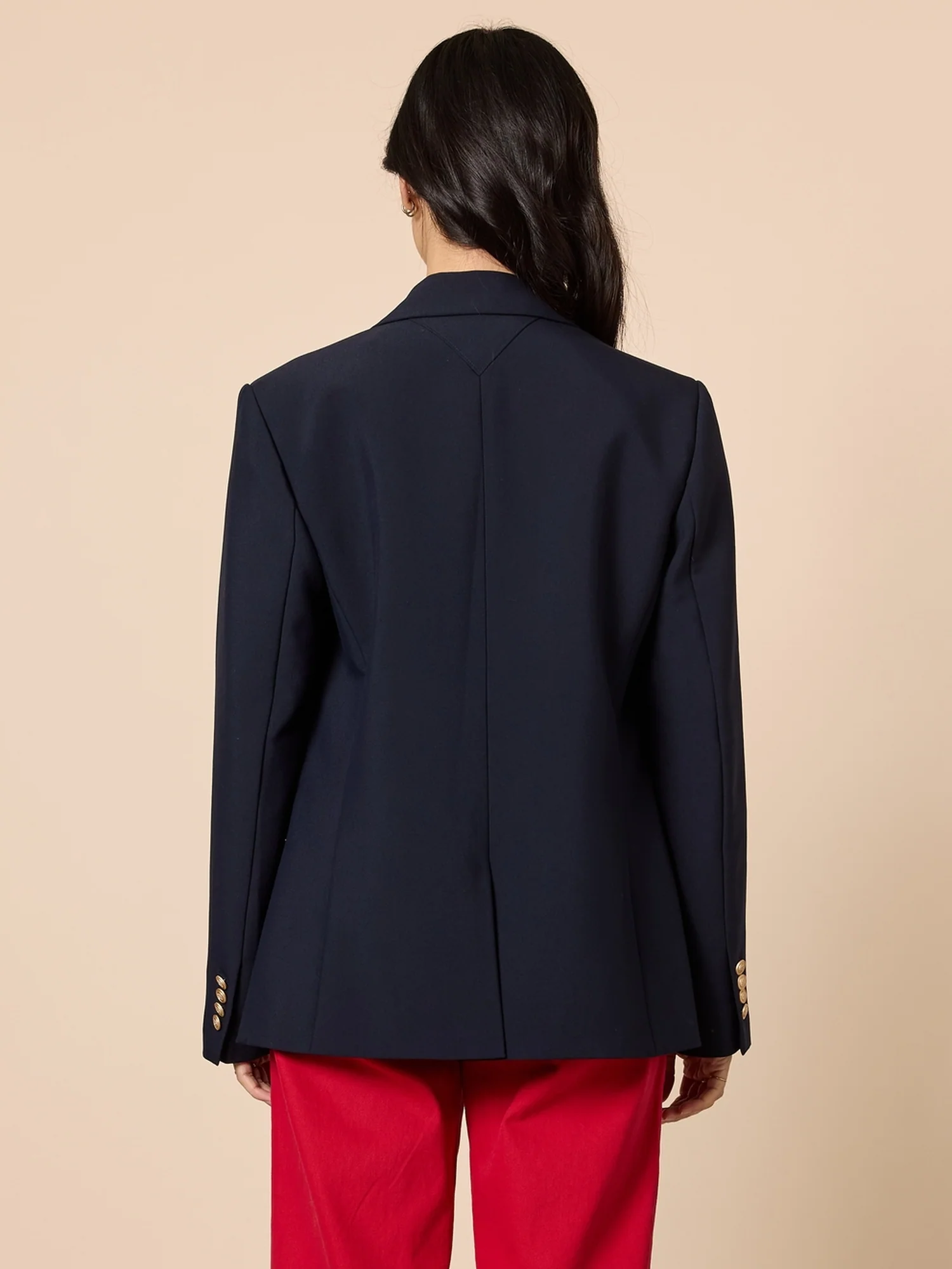 Newport Double Breasted Blazer - Navy - Image 4