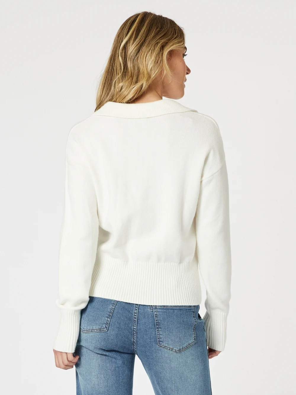 Newport Knit Jumper - Ivory - Image 4