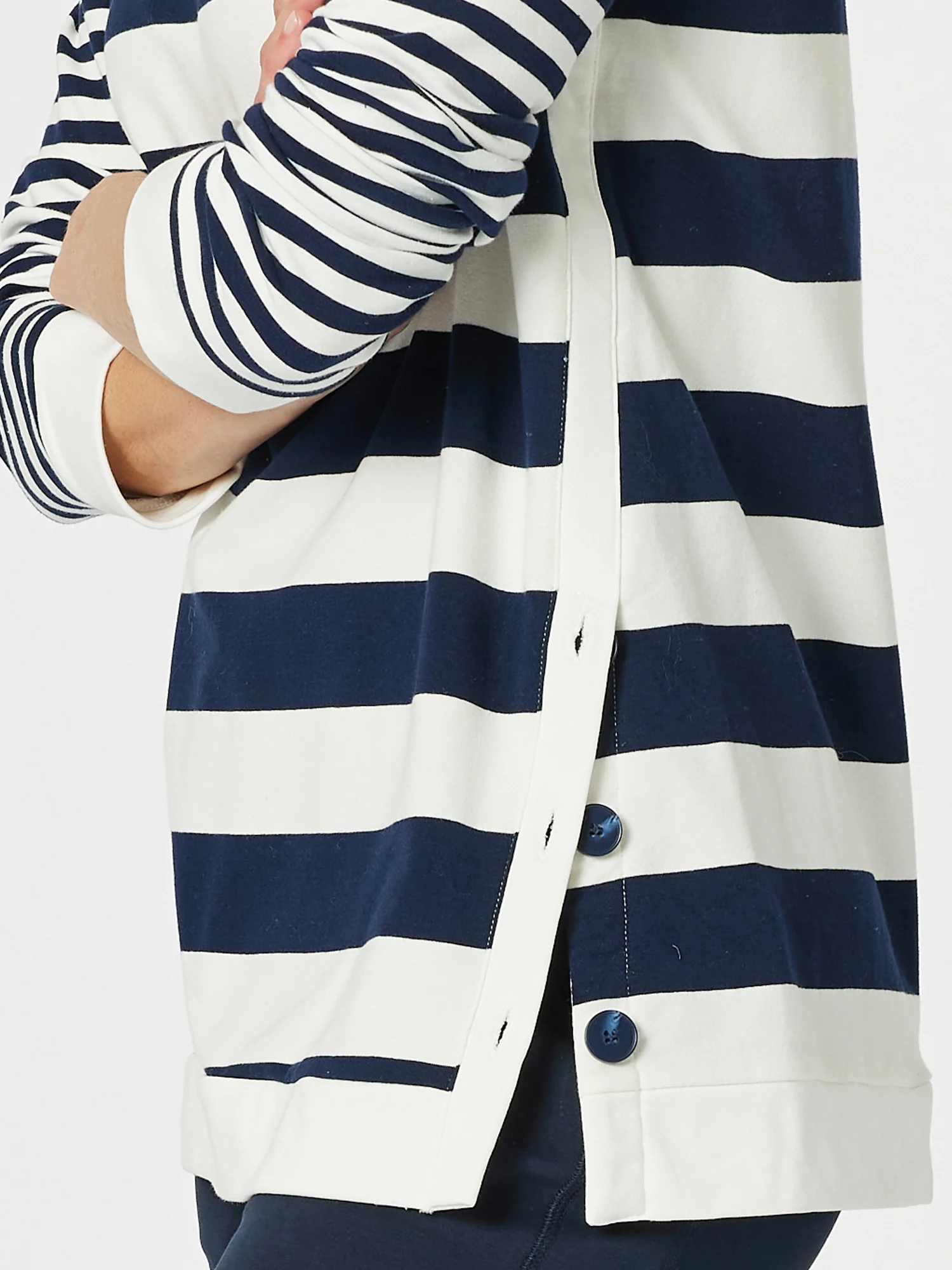 Newport Stripe Top - Navy/Ivory - Image 6