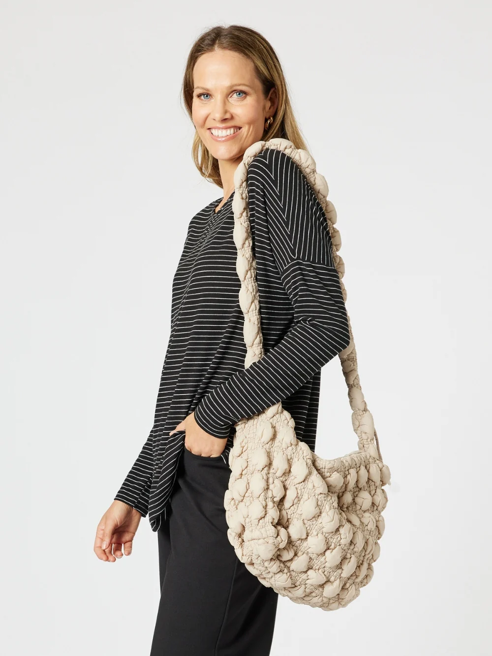 Off the Grid Puffer Bag - Natural - Image 3