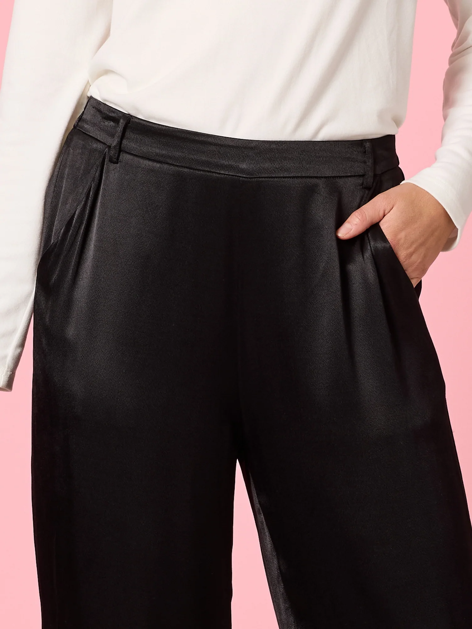 Opera Wide Leg Pant - Black - Image 5