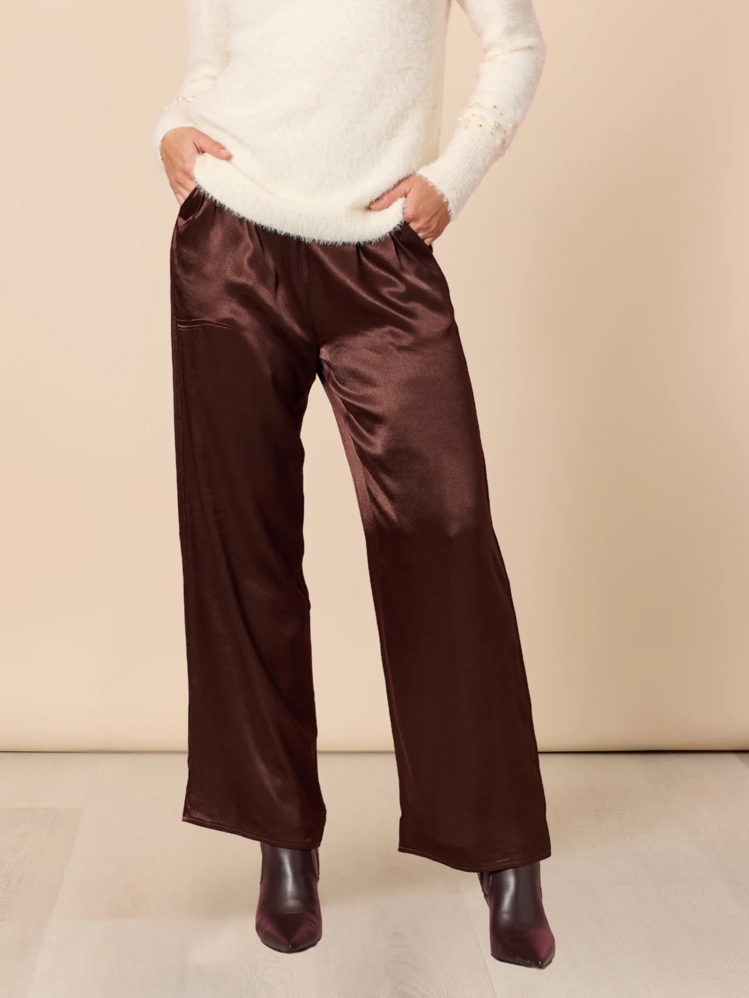 Opera Wide Leg Pant - Espresso