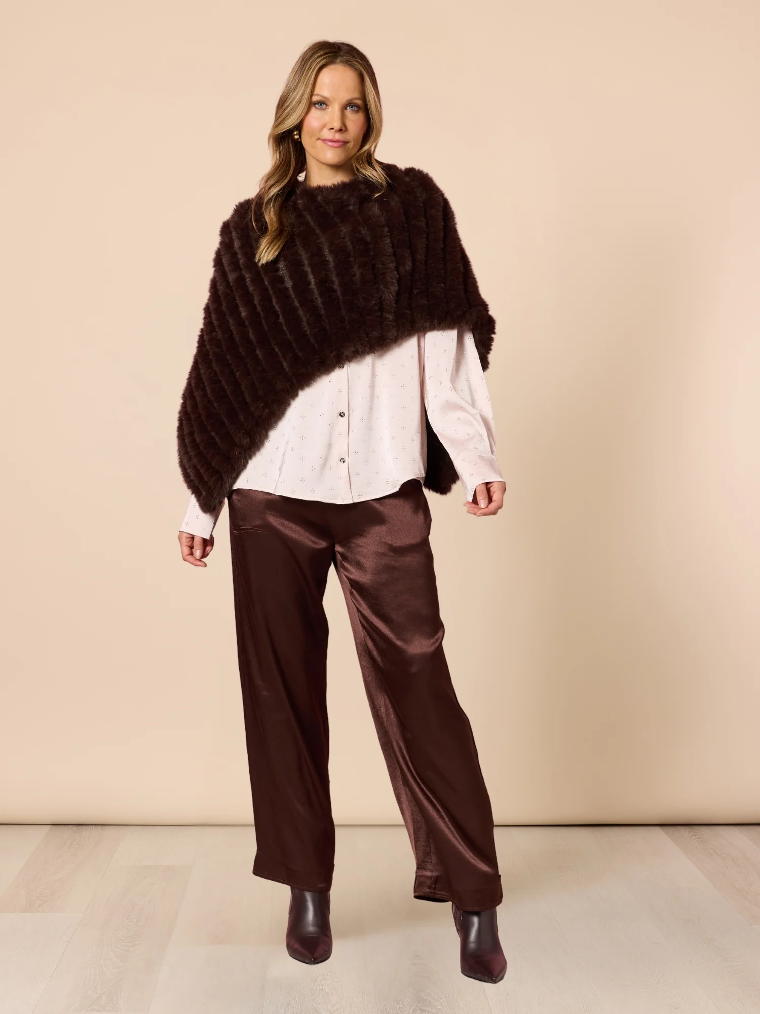 Opera Wide Leg Pant - Espresso - Image 8