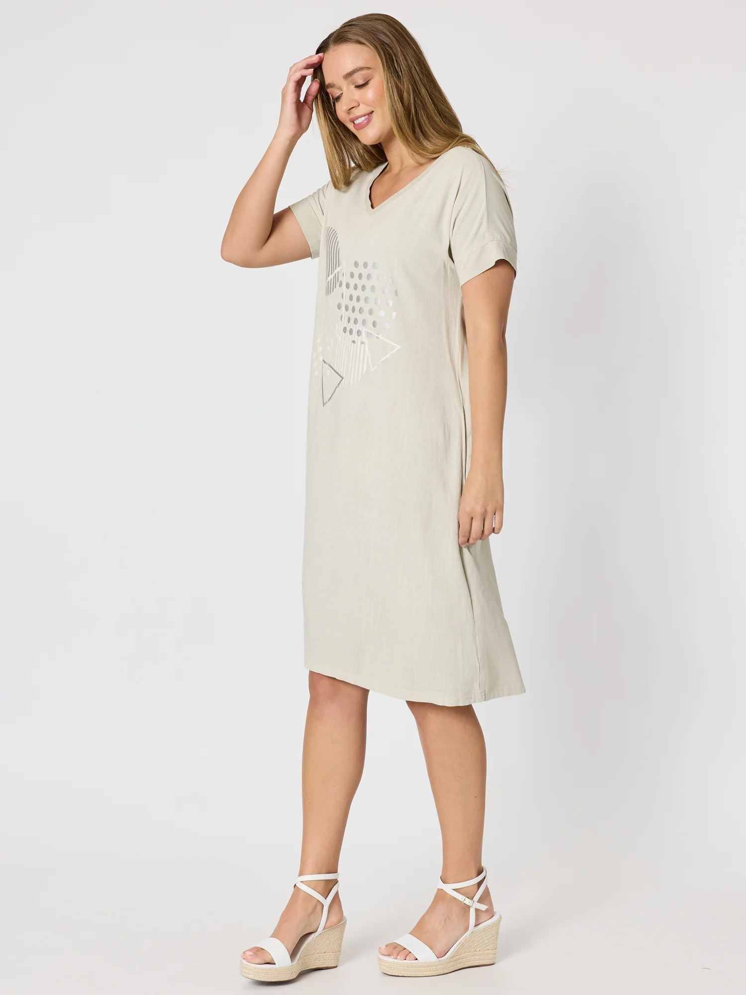 The Elements Dress - Natural - Image 3
