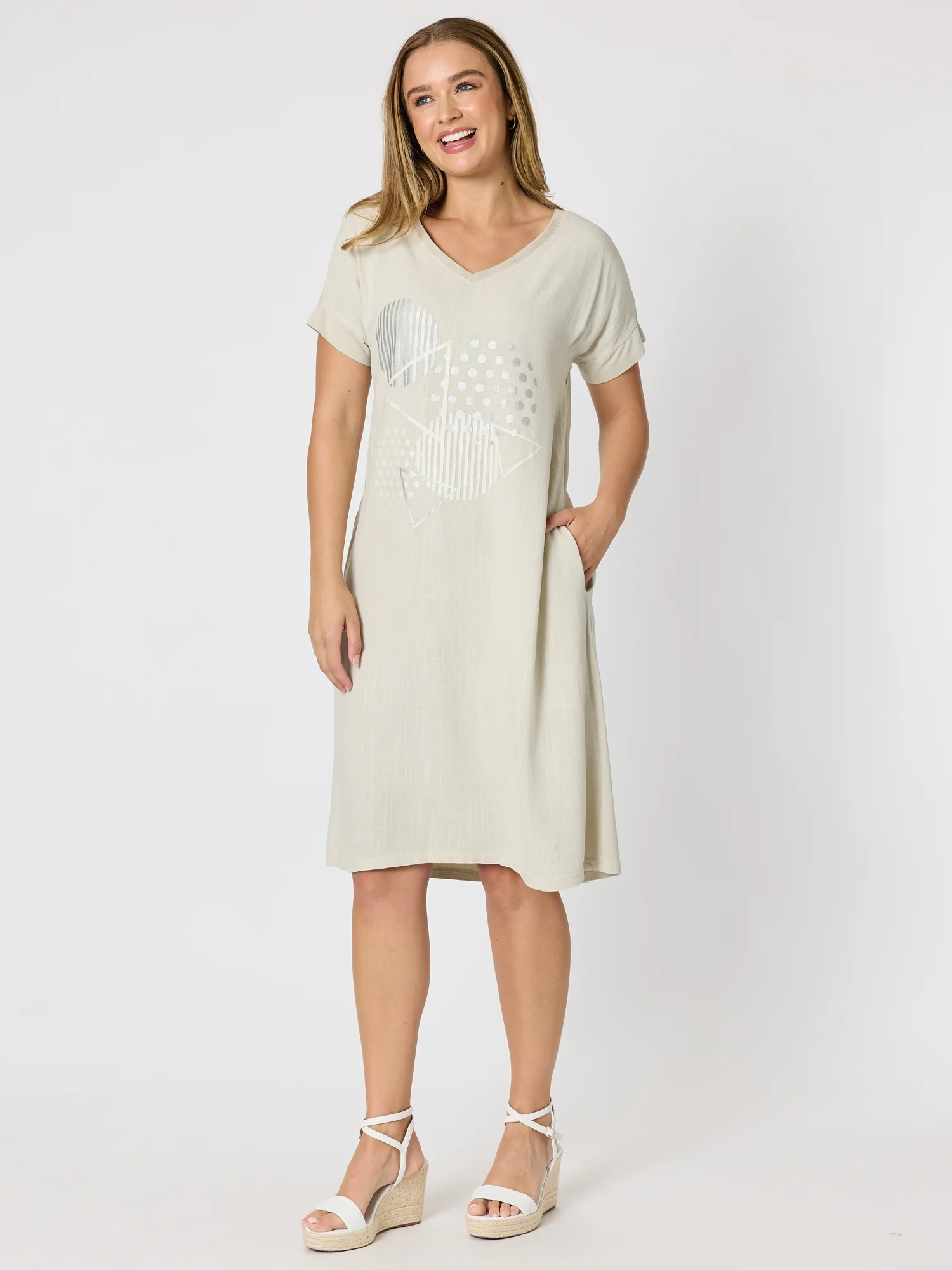 The Elements Dress - Natural - Image 7