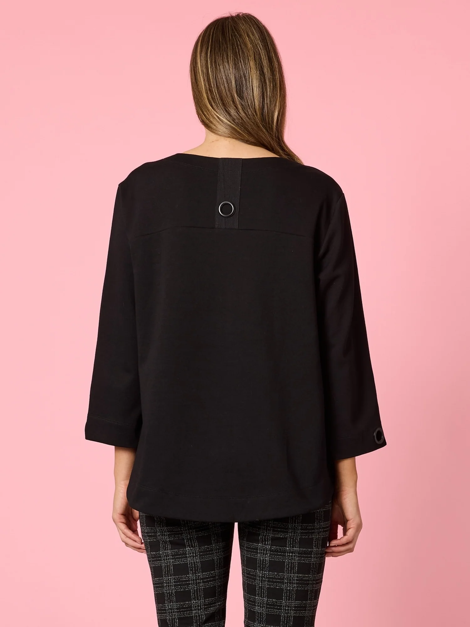 Provence Eyelet Top - Black - Image 4