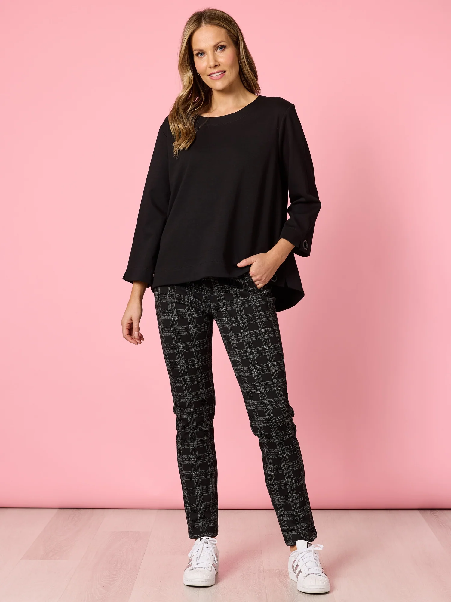 Provence Eyelet Top - Black - Image 6