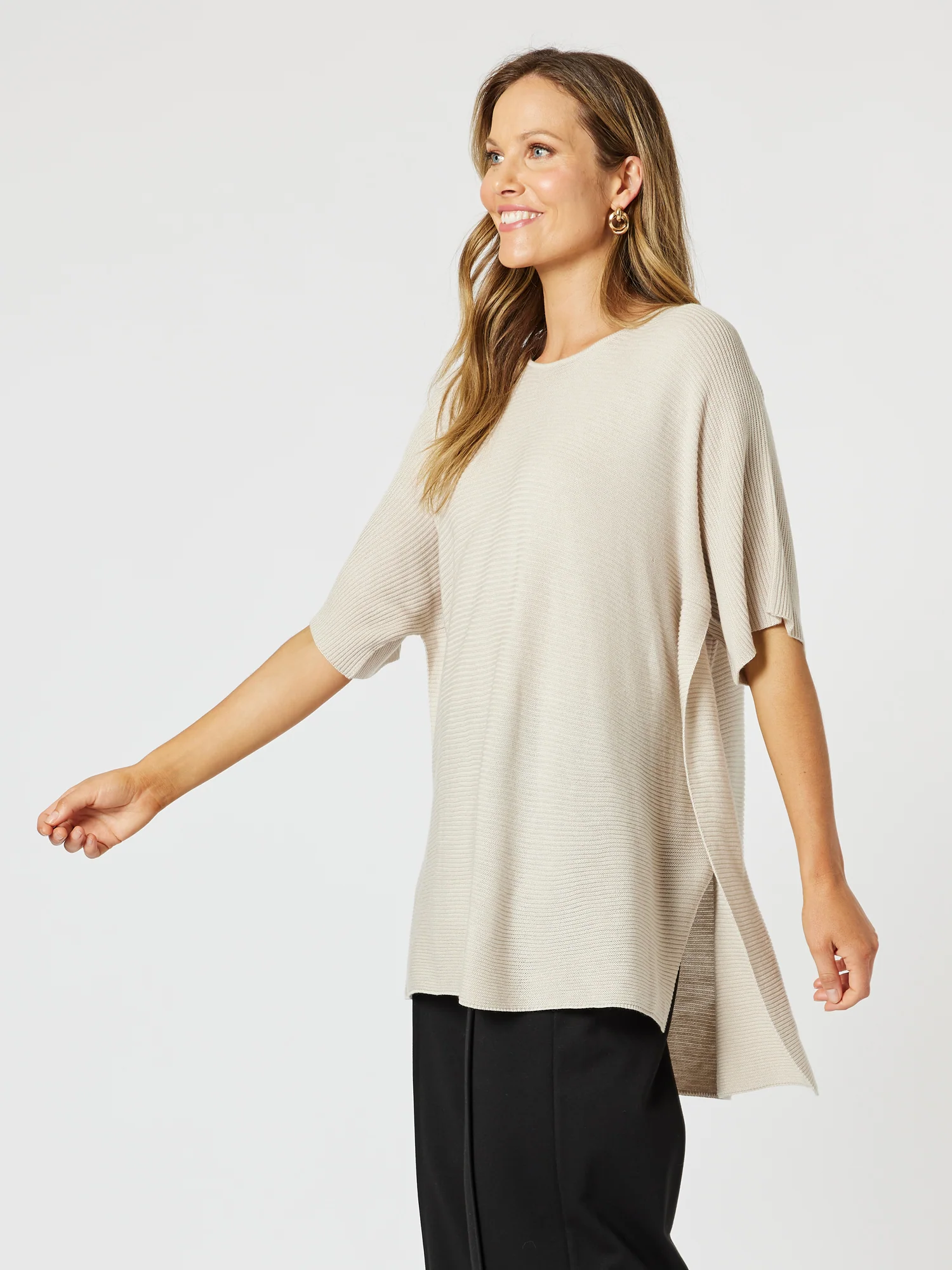 Relax Rib Knit - Natural - Image 4