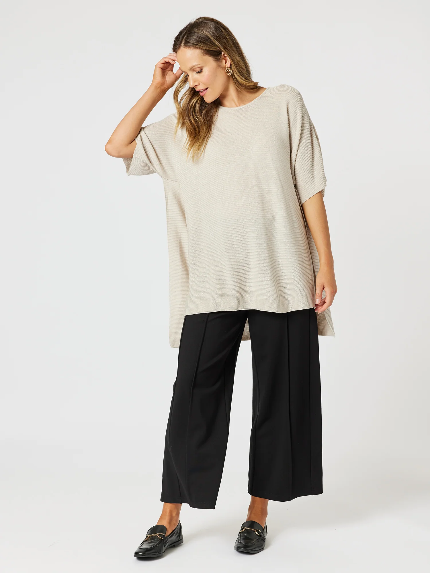 Relax Rib Knit - Natural - Image 5