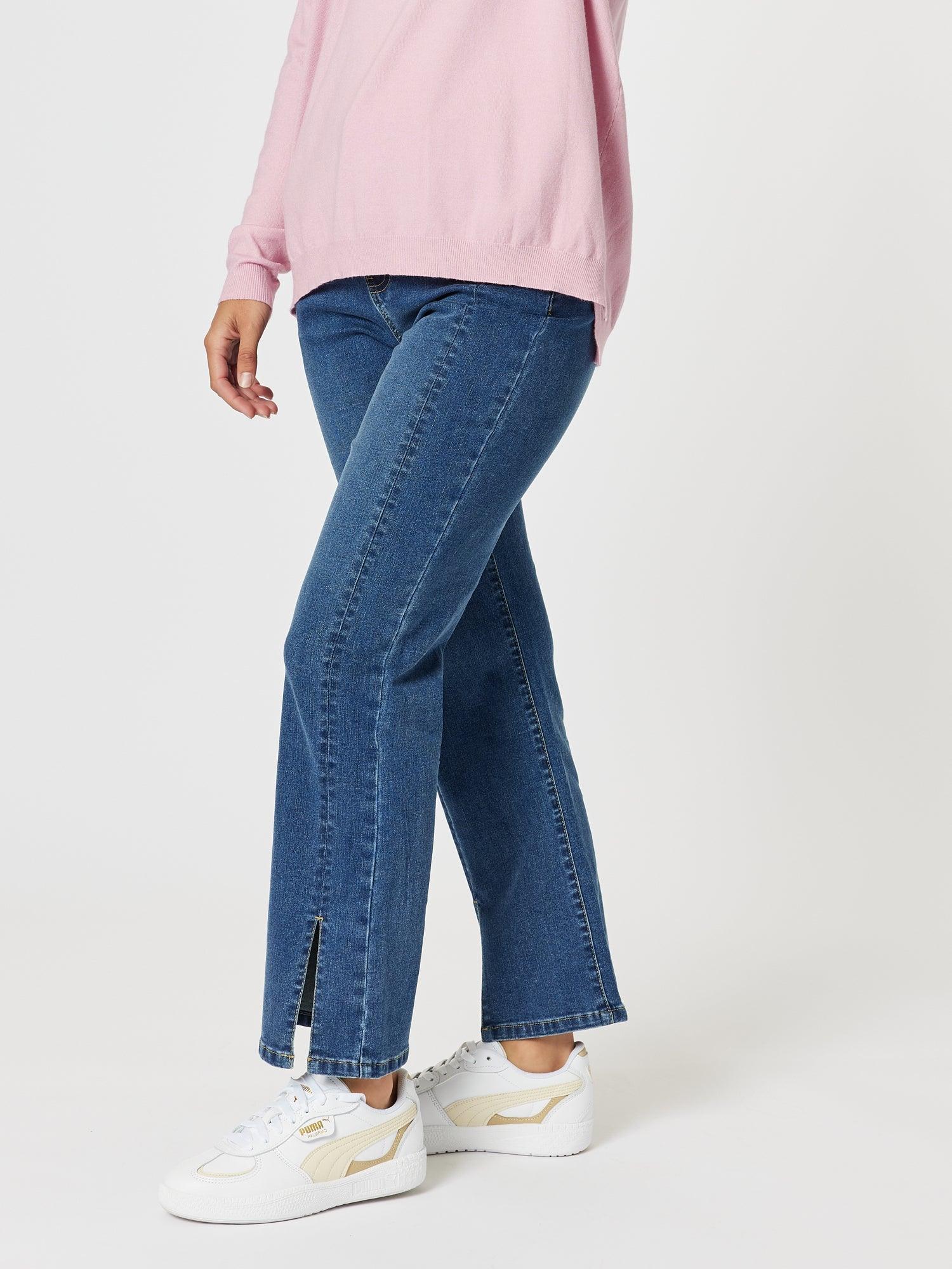 Republic Straight Leg Split Jean - Denim - Image 3