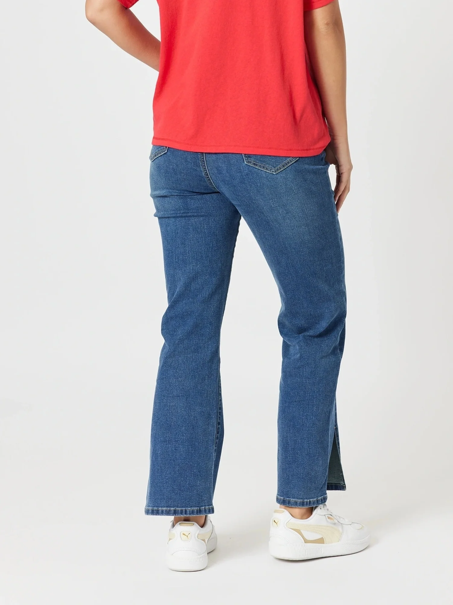 Republic Straight Leg Split Jean - Denim - Image 4