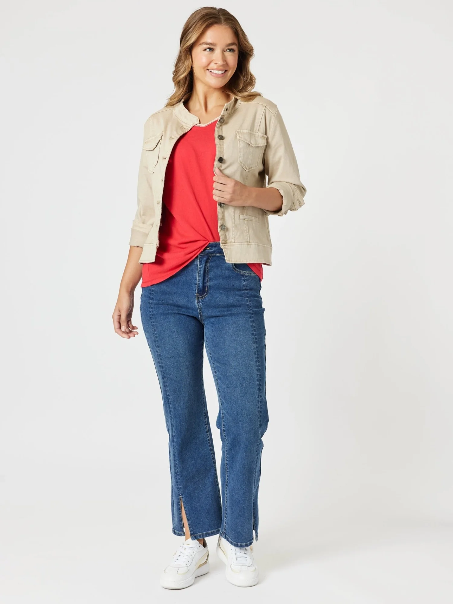 Republic Straight Leg Split Jean - Denim - Image 7