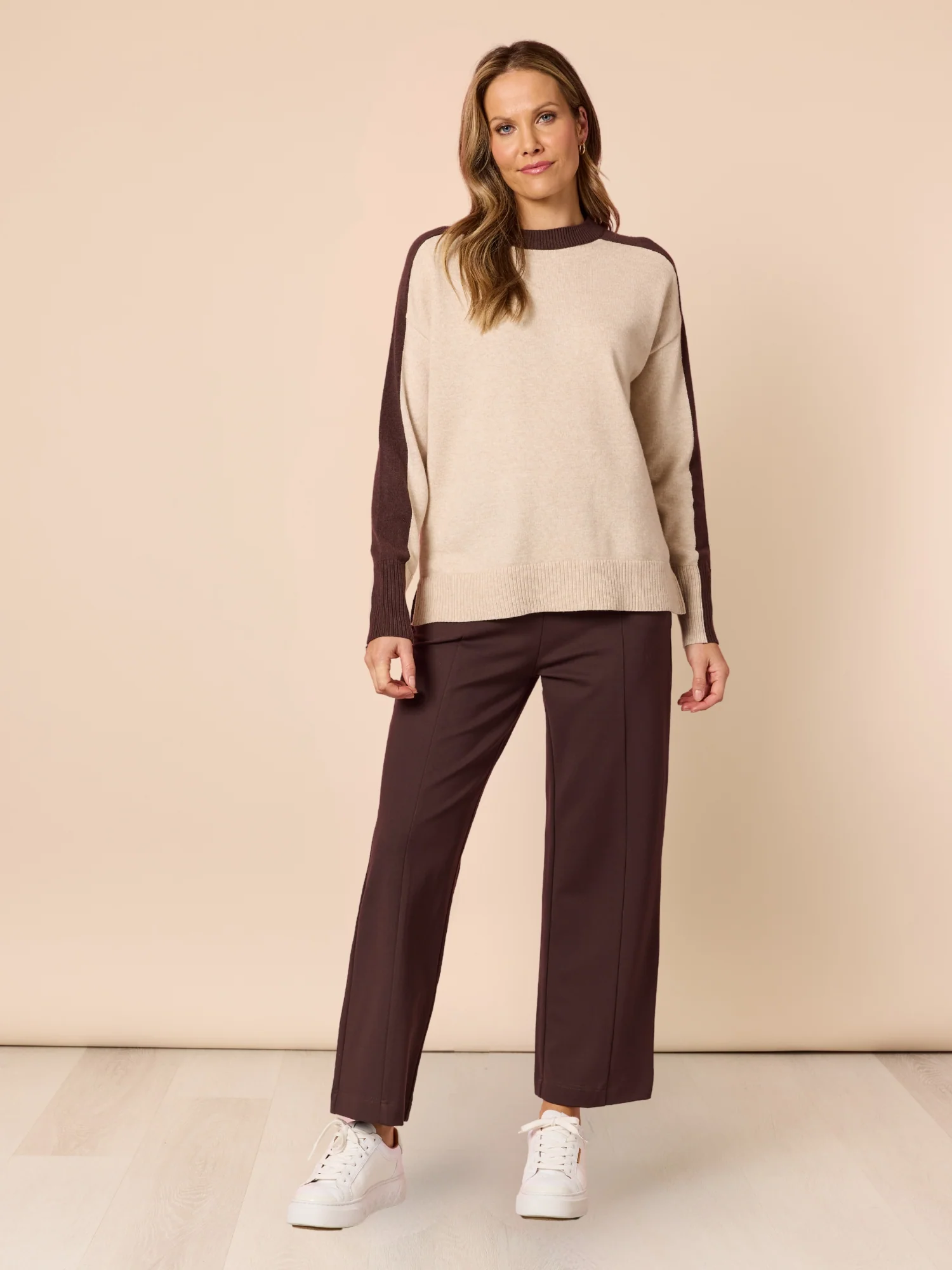 Rialto Contrast Knit - Natural - Image 2