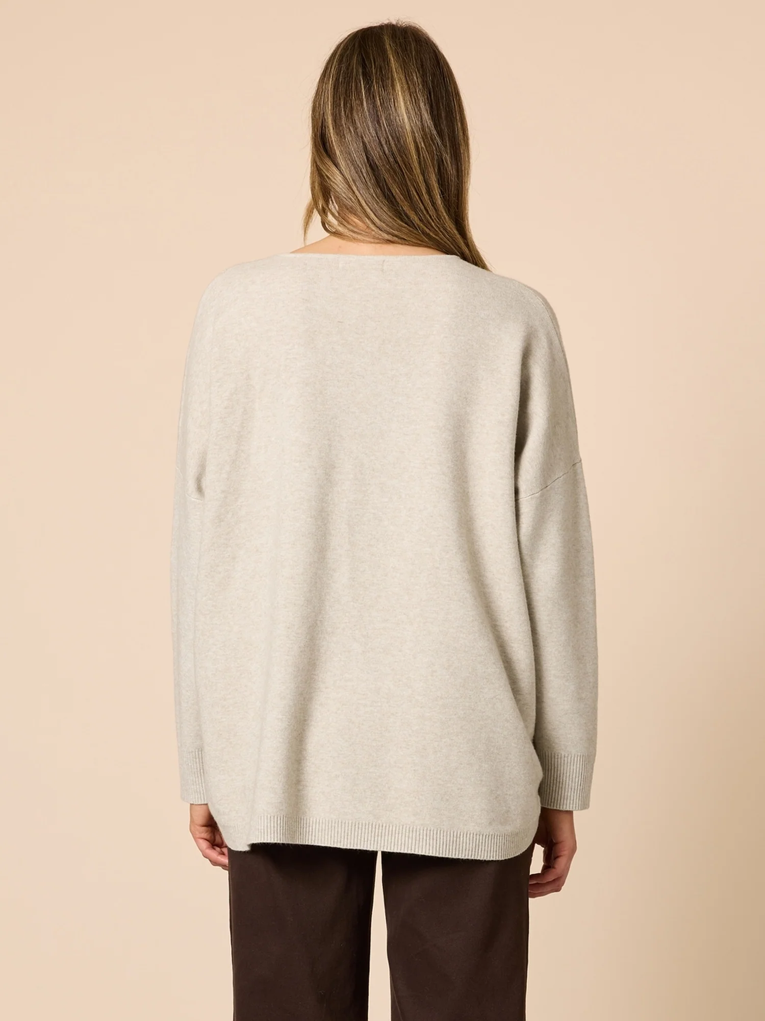 Rochelle Side Button Knit - Natural - Image 4