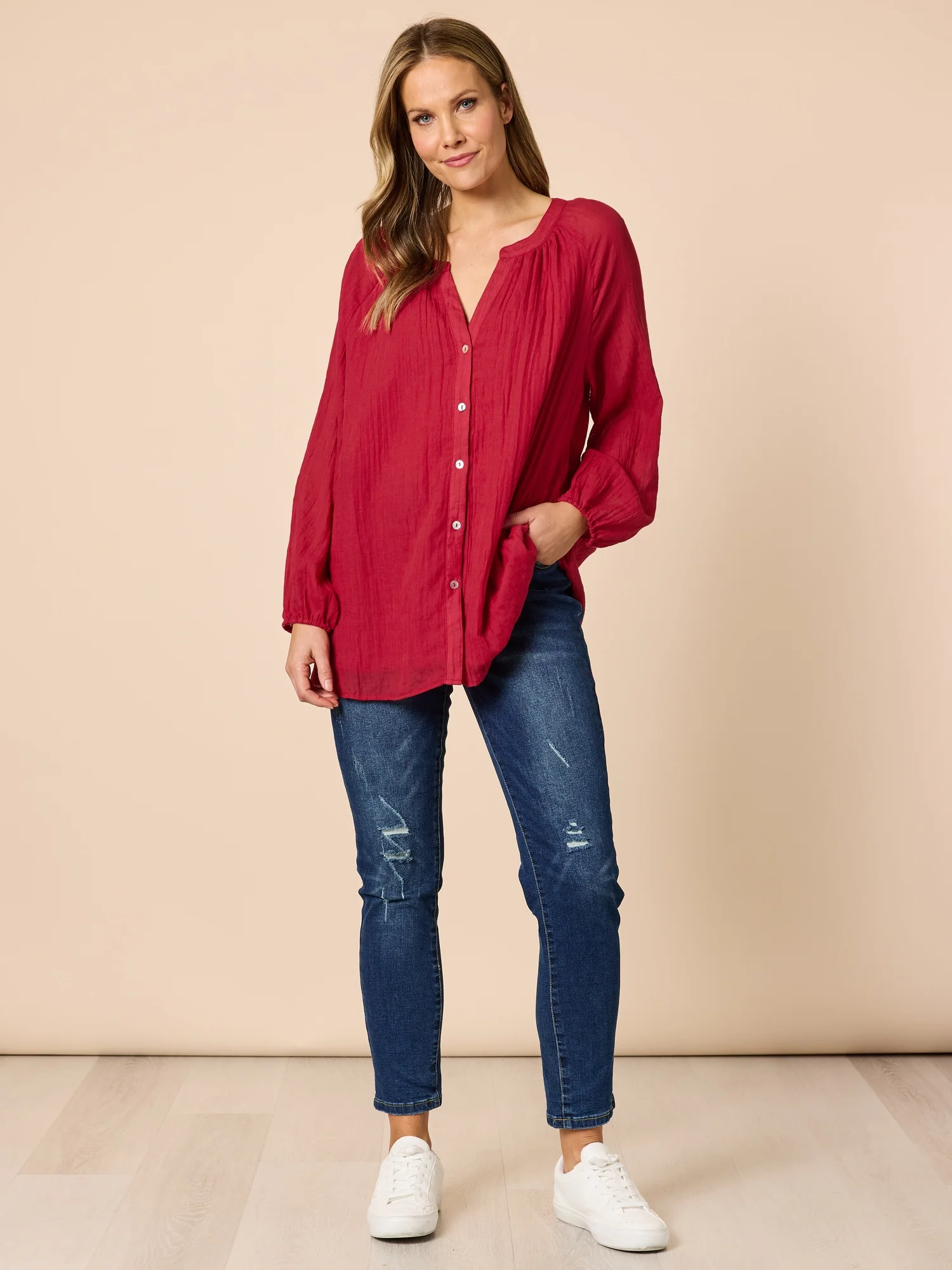 Rouge Top - Red - Image 2