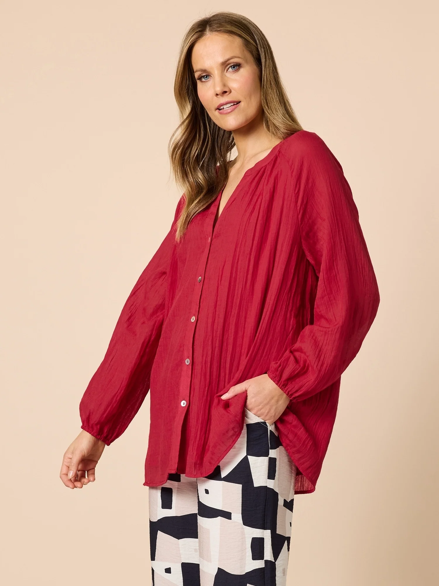 Rouge Top - Red - Image 3