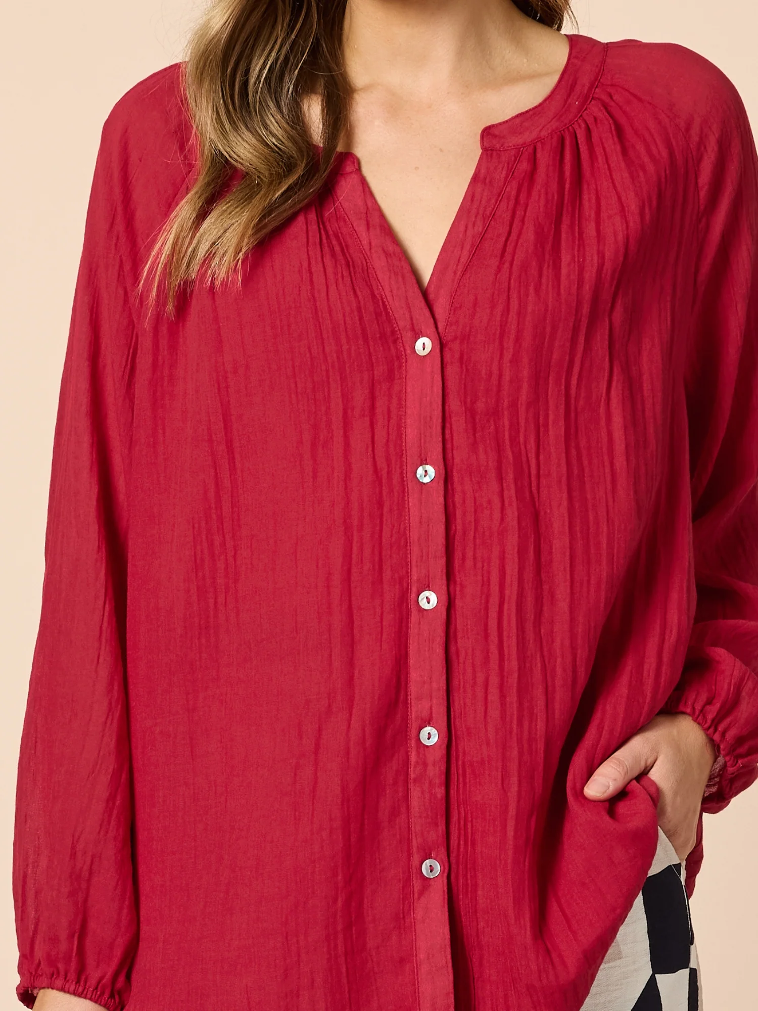 Rouge Top - Red - Image 5